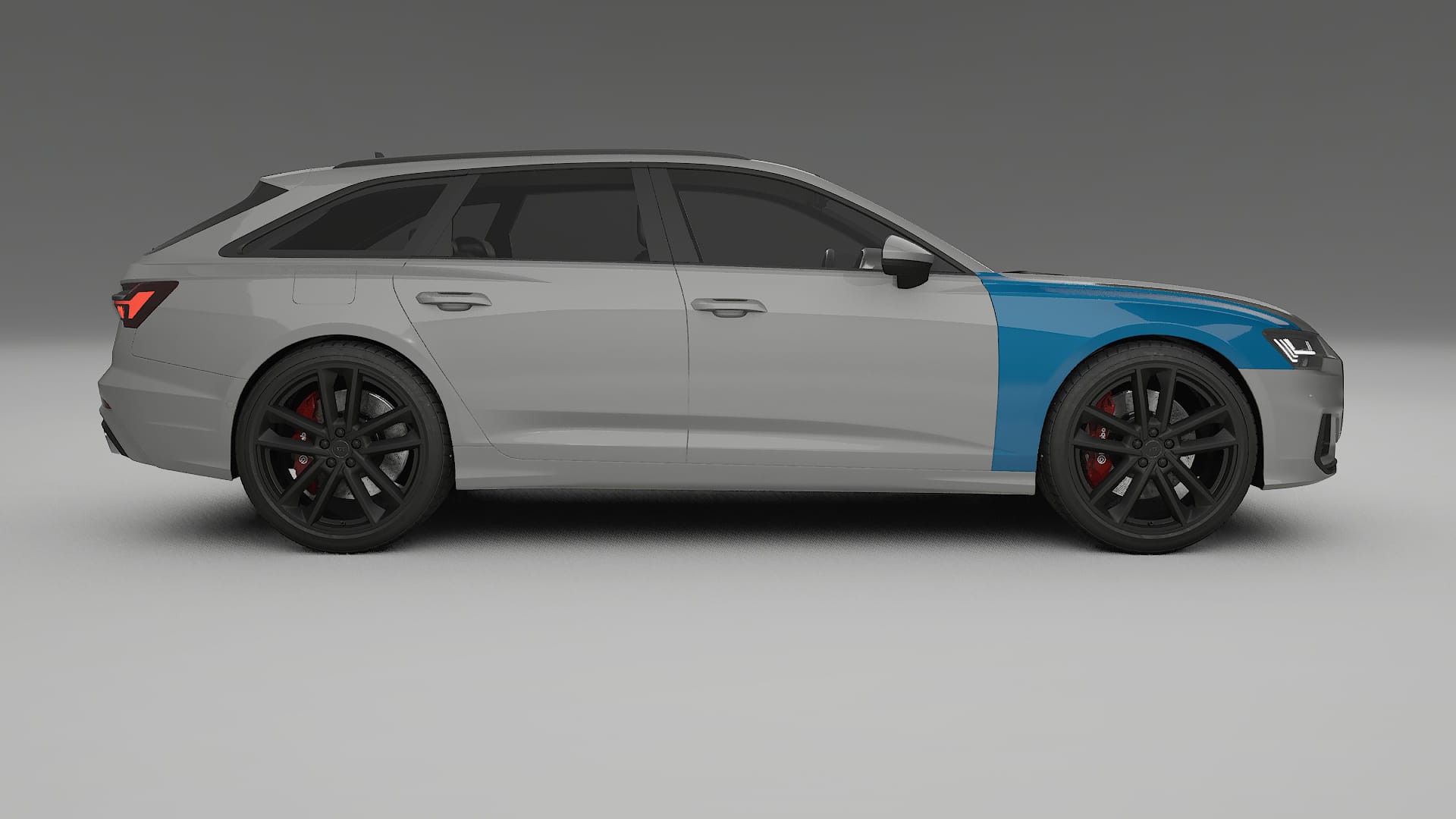 Lakbeschermingsfolie Audi S6 Avant prefacelift C8 | CrystalGuard Transparante Volledige PPF Voorgevormde Set