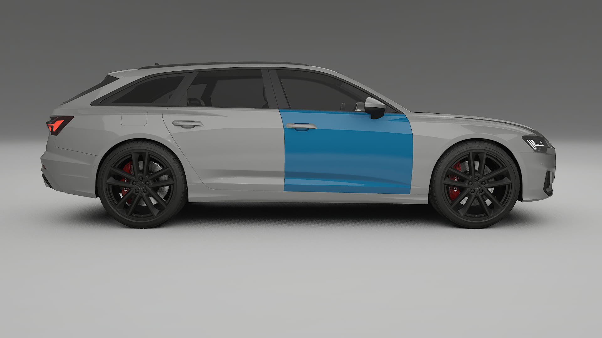 Lakbeschermingsfolie Audi S6 Avant prefacelift C8 | CrystalGuard Transparante Volledige PPF Voorgevormde Set