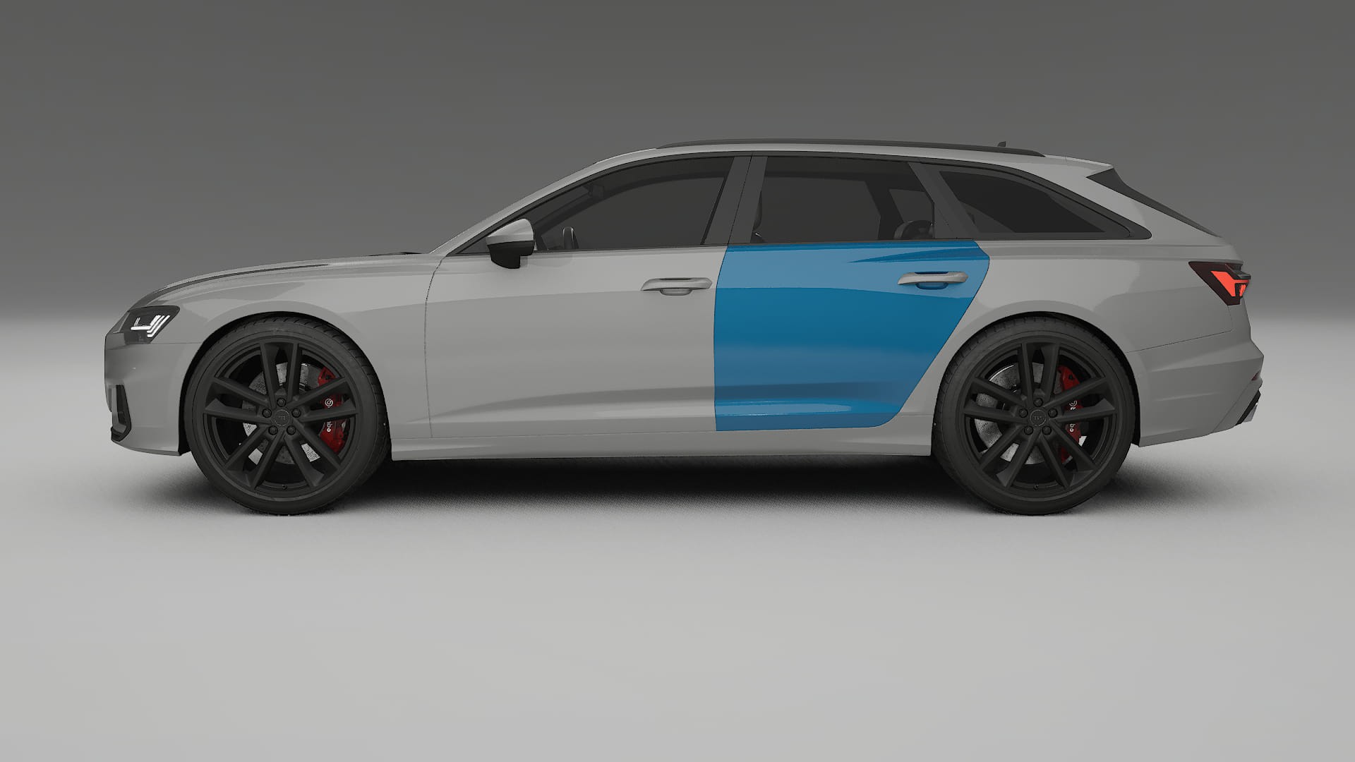 Lakbeschermingsfolie Audi S6 Avant prefacelift C8 | CrystalGuard Transparante Volledige PPF Voorgevormde Set