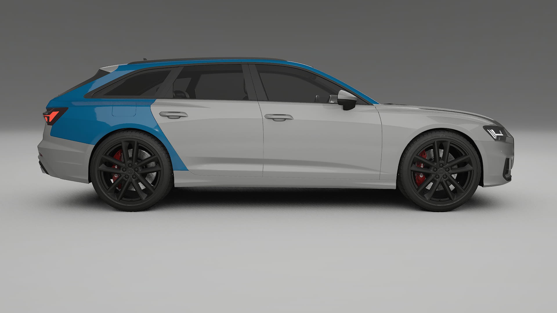 Lakbeschermingsfolie Audi S6 Avant prefacelift C8 | CrystalGuard Transparante Volledige PPF Voorgevormde Set