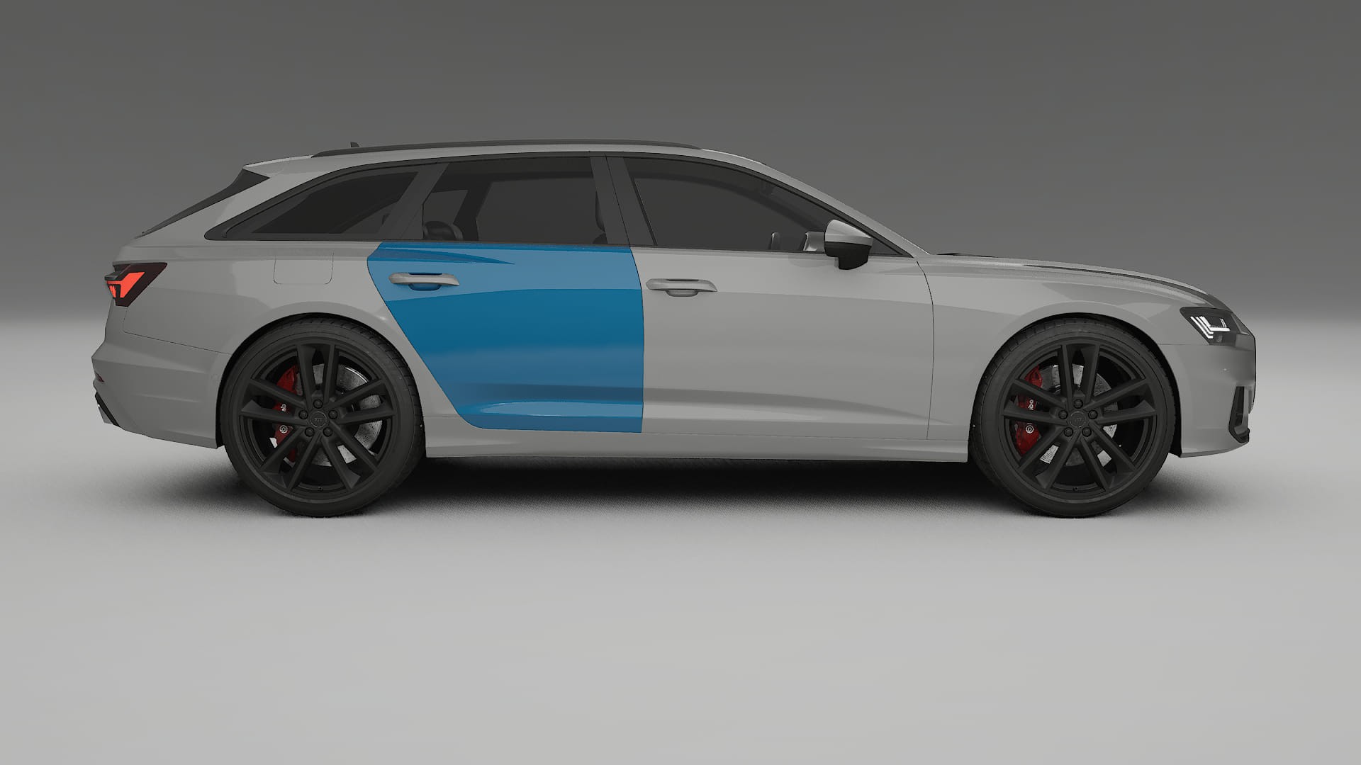 Lakbeschermingsfolie Audi S6 Avant prefacelift C8 | CrystalGuard Transparante Volledige PPF Voorgevormde Set