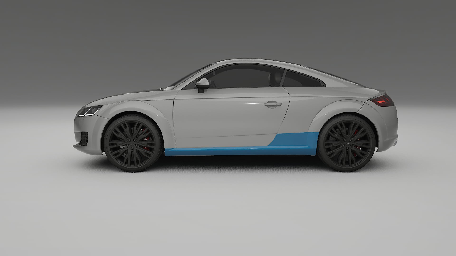Lakbeschermingsfolie Audi TT coupe 8S prefacelift | CrystalGuard Transparante Volledige PPF Voorgevormde Set