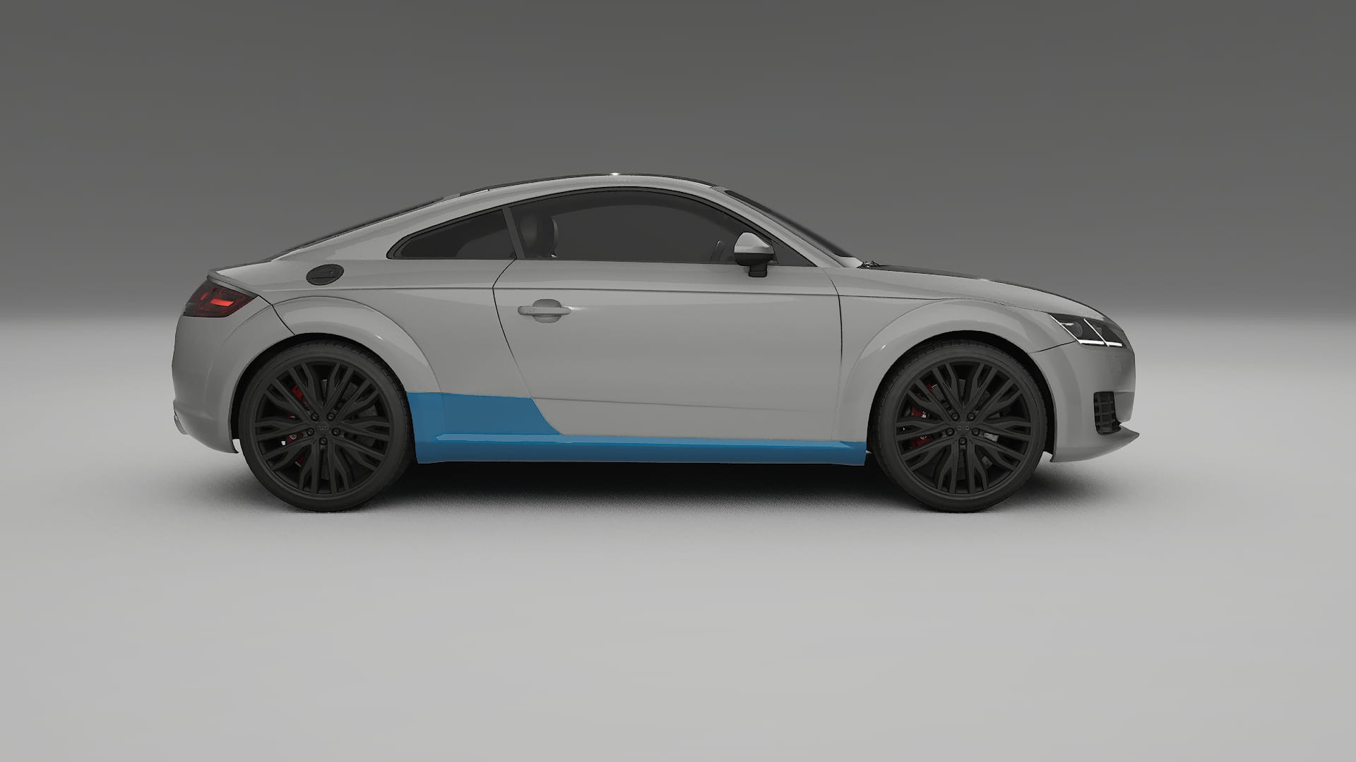 Lakbeschermingsfolie Audi TT coupe 8S prefacelift | CrystalGuard Transparante Volledige PPF Voorgevormde Set