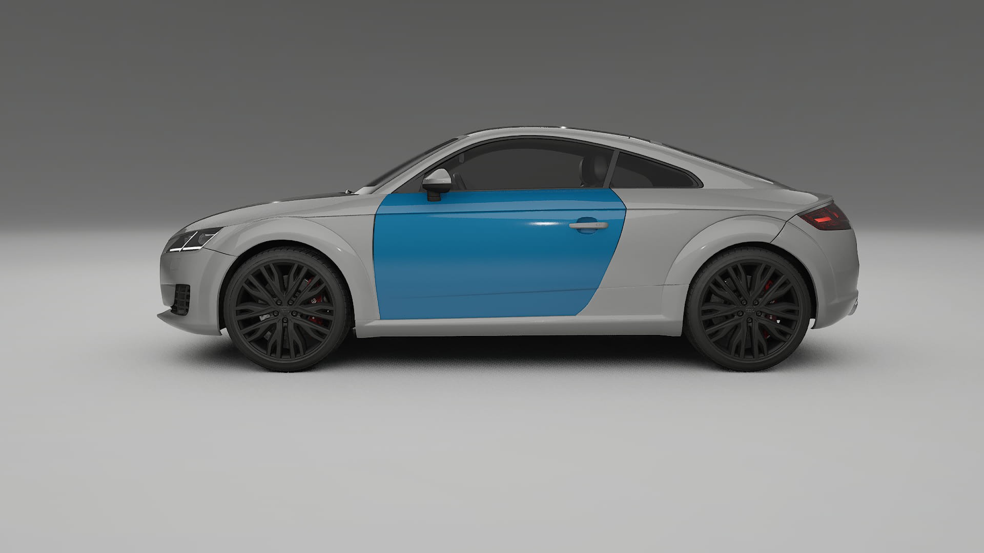 Lakbeschermingsfolie Audi TT coupe 8S prefacelift | CrystalGuard Transparante Volledige PPF Voorgevormde Set
