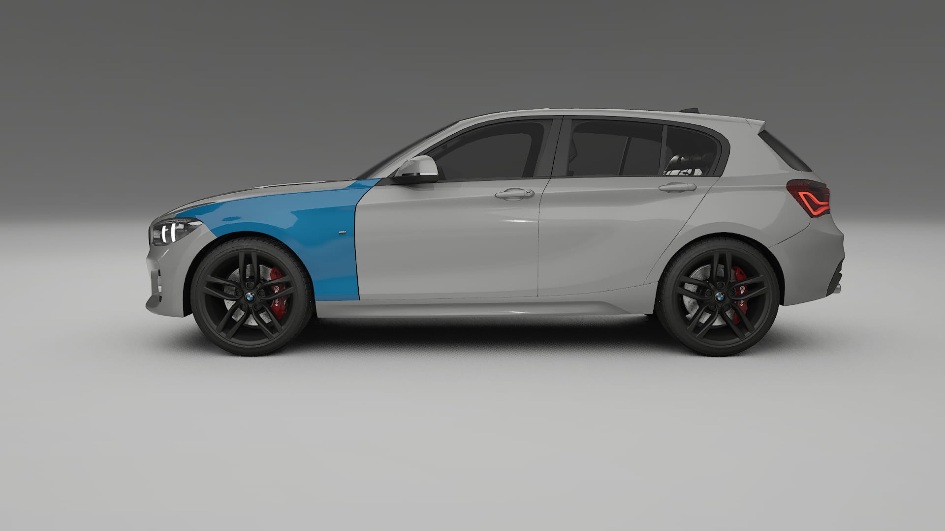 Lakbeschermingsfolie BMW 1 F20 facelift | CrystalGuard Transparante Volledige PPF Voorgevormde Set