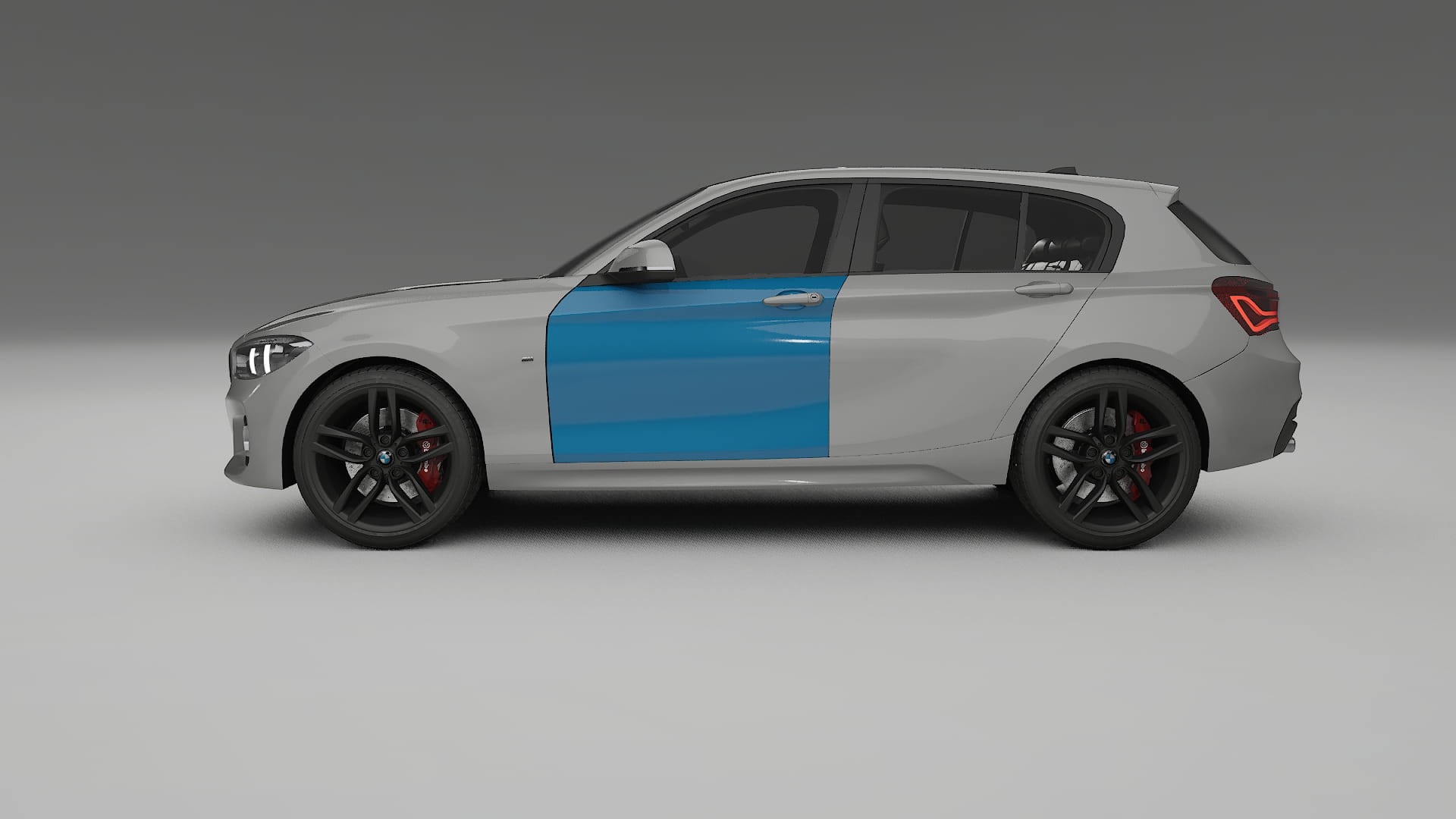 Lakbeschermingsfolie BMW 1 F20 facelift | CrystalGuard Transparante Volledige PPF Voorgevormde Set