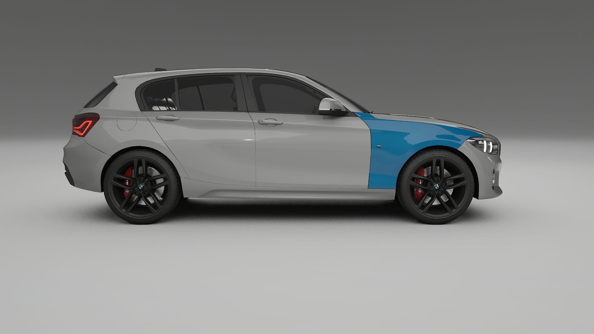 Lakbeschermingsfolie BMW 1 F20 facelift | CrystalGuard Transparante Volledige PPF Voorgevormde Set