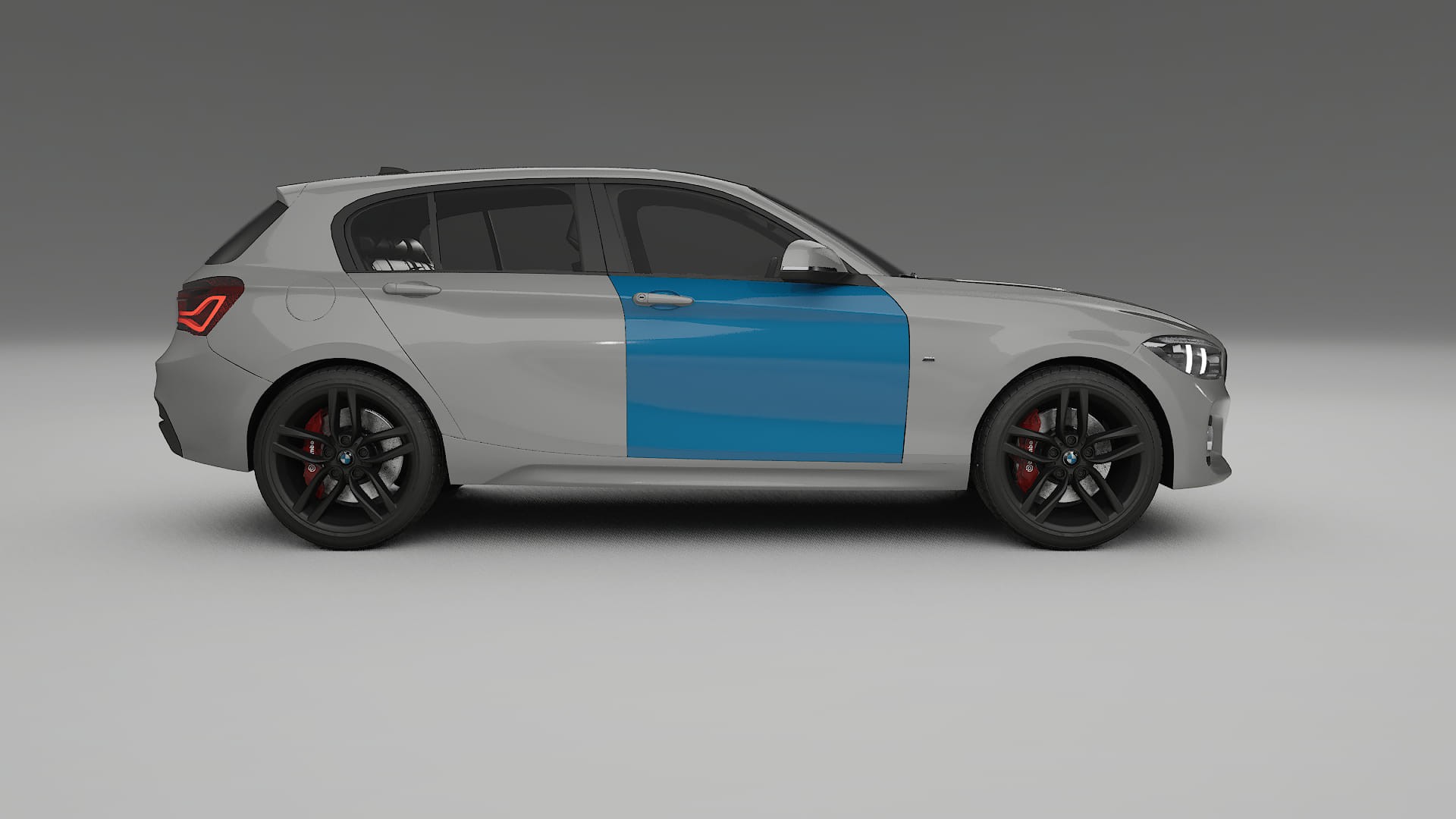 Lakbeschermingsfolie BMW 1 F20 facelift | CrystalGuard Transparante Volledige PPF Voorgevormde Set