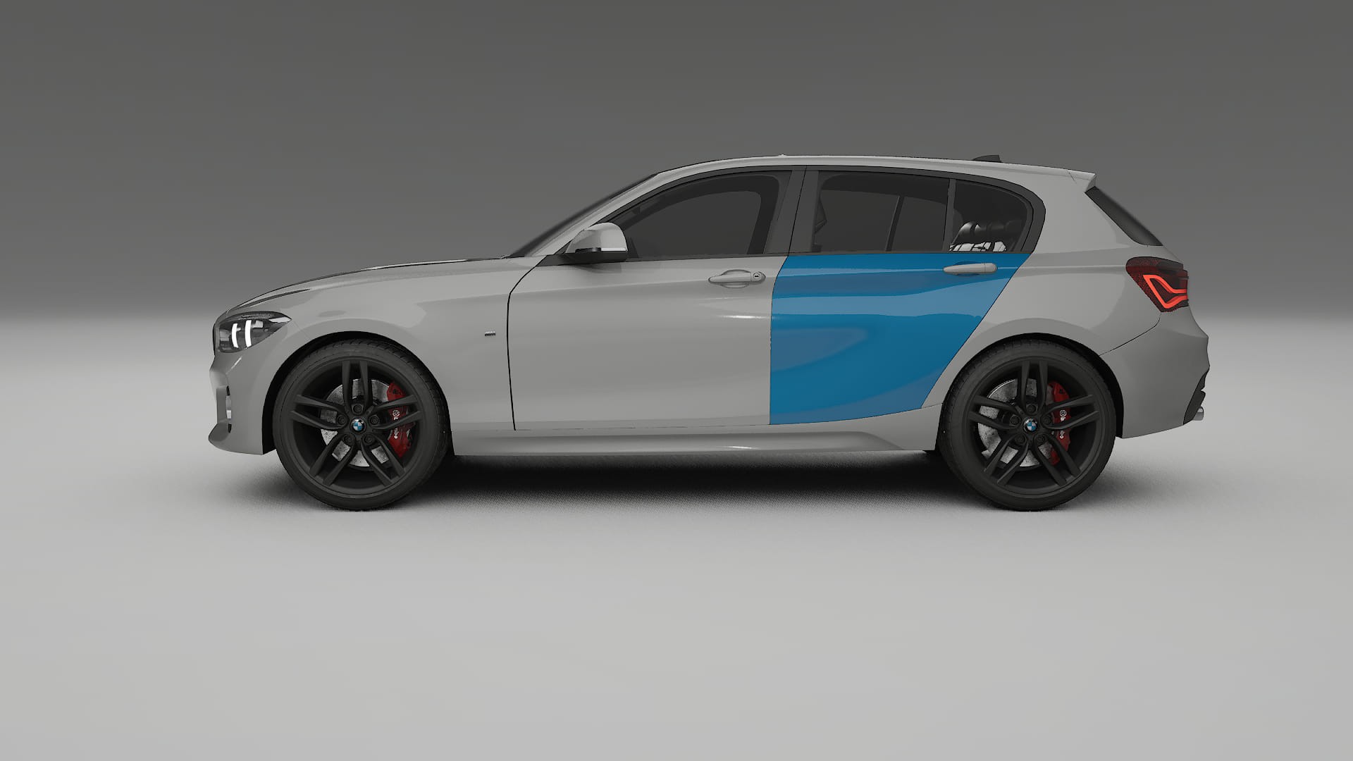 Lakbeschermingsfolie BMW 1 F20 facelift | CrystalGuard Transparante Volledige PPF Voorgevormde Set