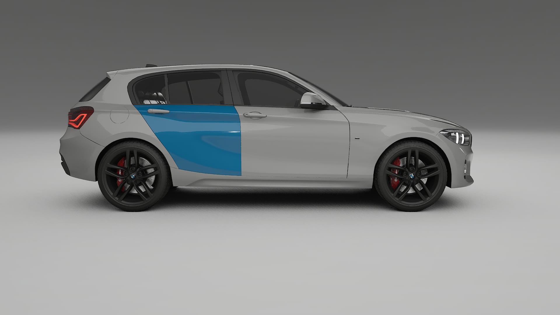Lakbeschermingsfolie BMW 1 F20 facelift | CrystalGuard Transparante Volledige PPF Voorgevormde Set