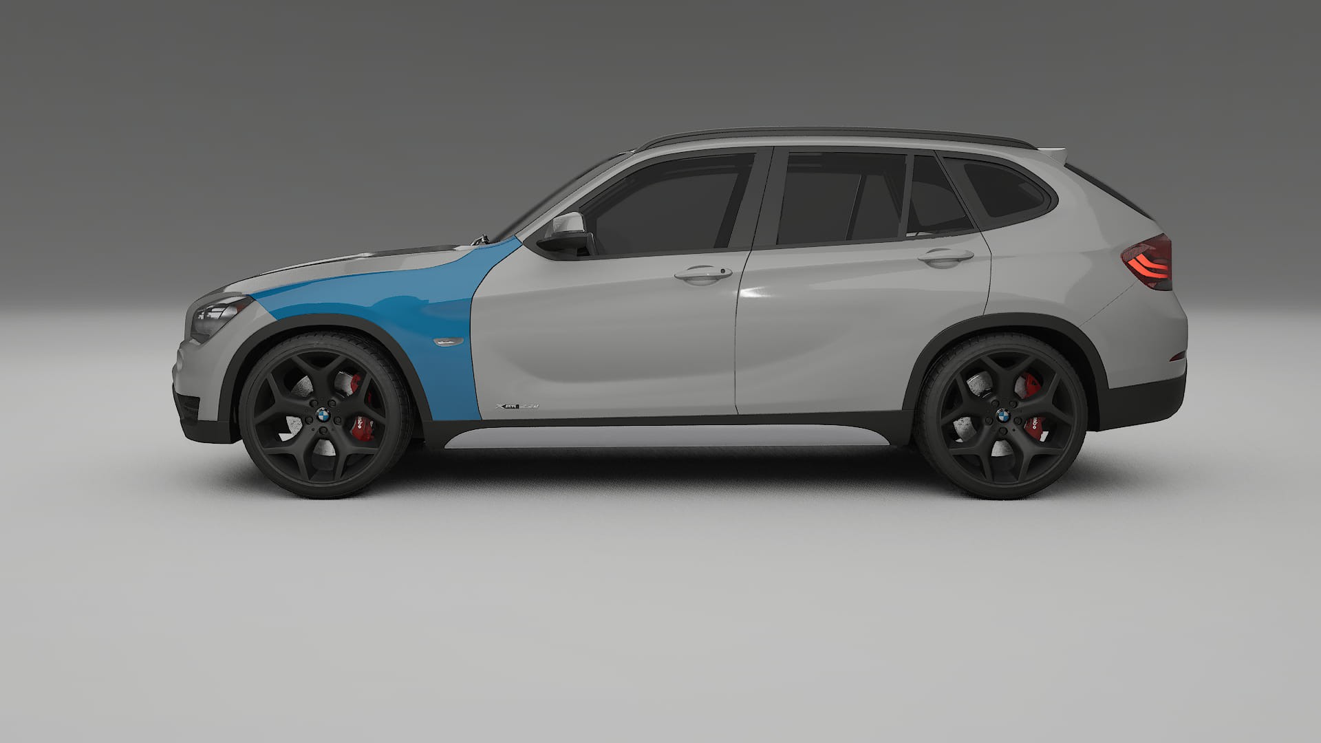 Lakbeschermingsfolie BMW X1 E84 | CrystalGuard Transparante Volledige PPF Voorgevormde Set