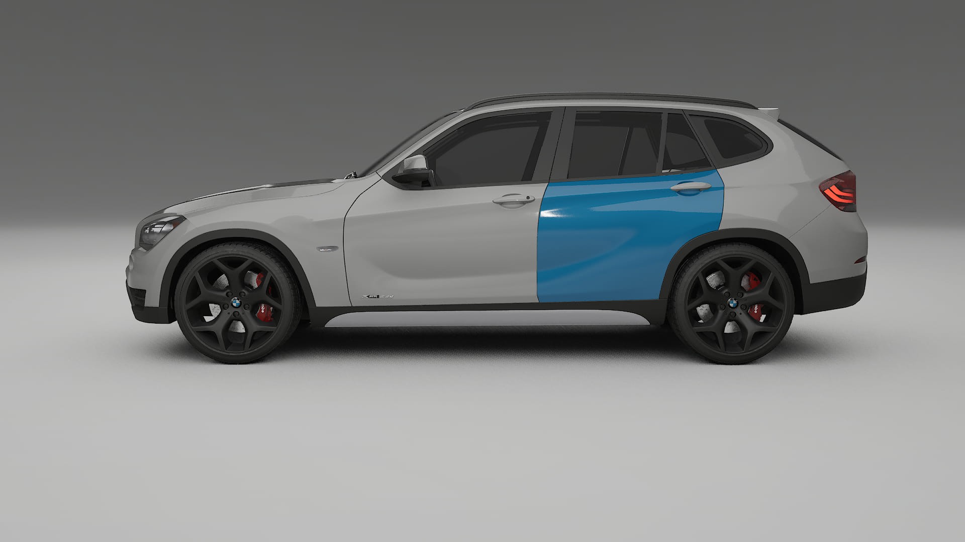 Lakbeschermingsfolie BMW X1 E84 | CrystalGuard Transparante Volledige PPF Voorgevormde Set