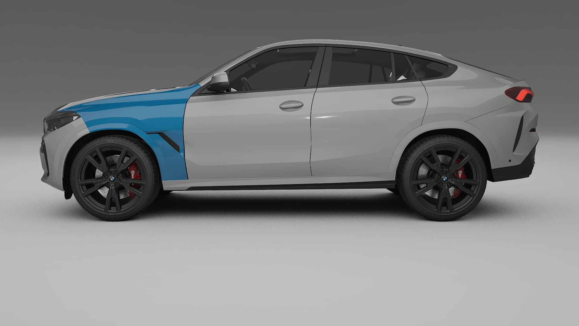 Lakbeschermingsfolie BMW X6 G06 F96 | CrystalGuard Transparante Volledige PPF Voorgevormde Set