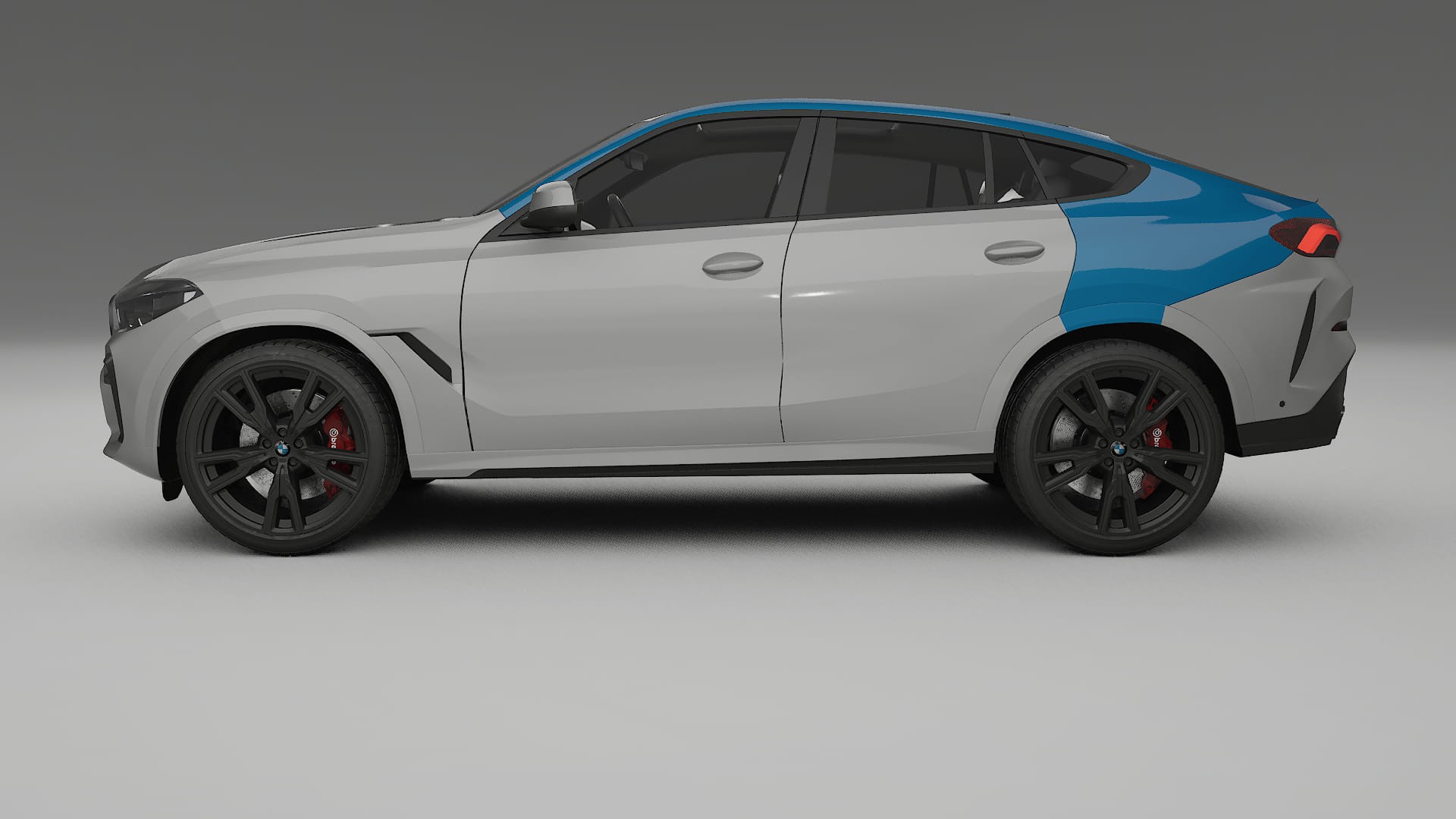 Lakbeschermingsfolie BMW X6 G06 F96 | CrystalGuard Transparante Volledige PPF Voorgevormde Set