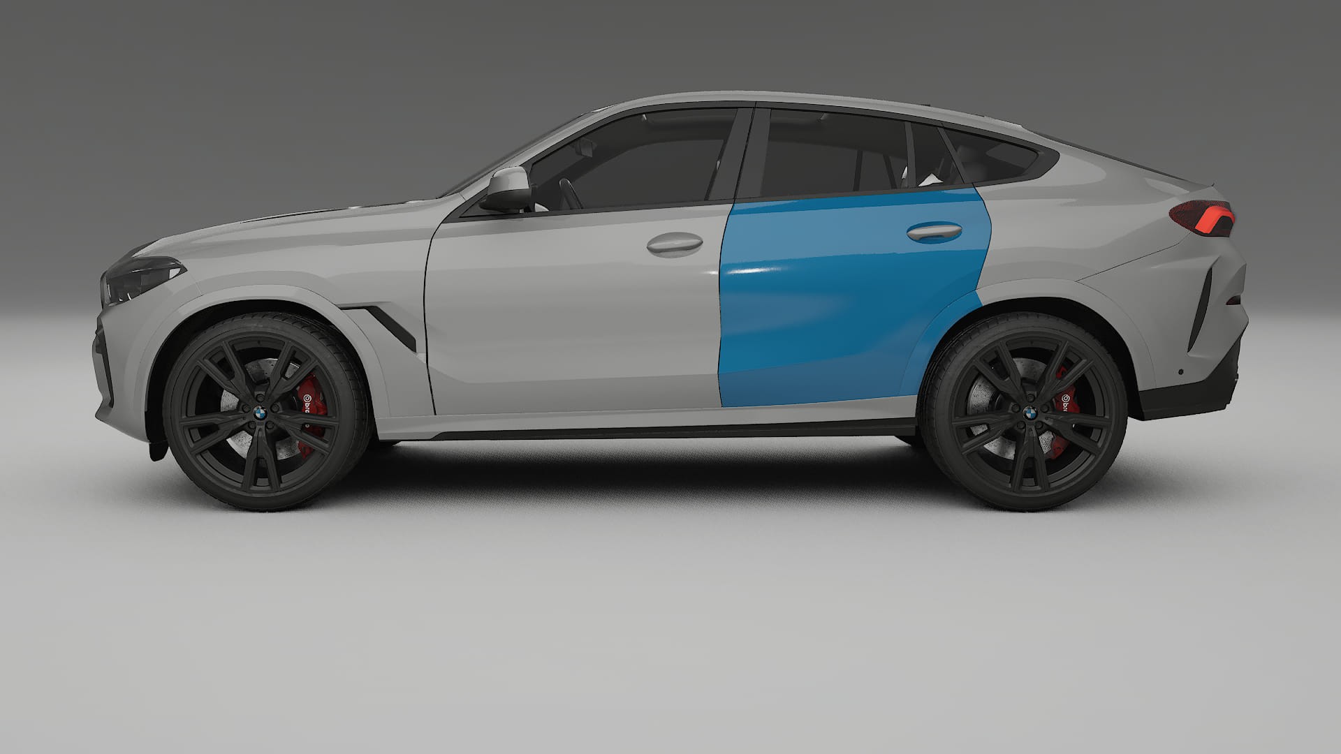 Lakbeschermingsfolie BMW X6 G06 F96 | CrystalGuard Transparante Volledige PPF Voorgevormde Set