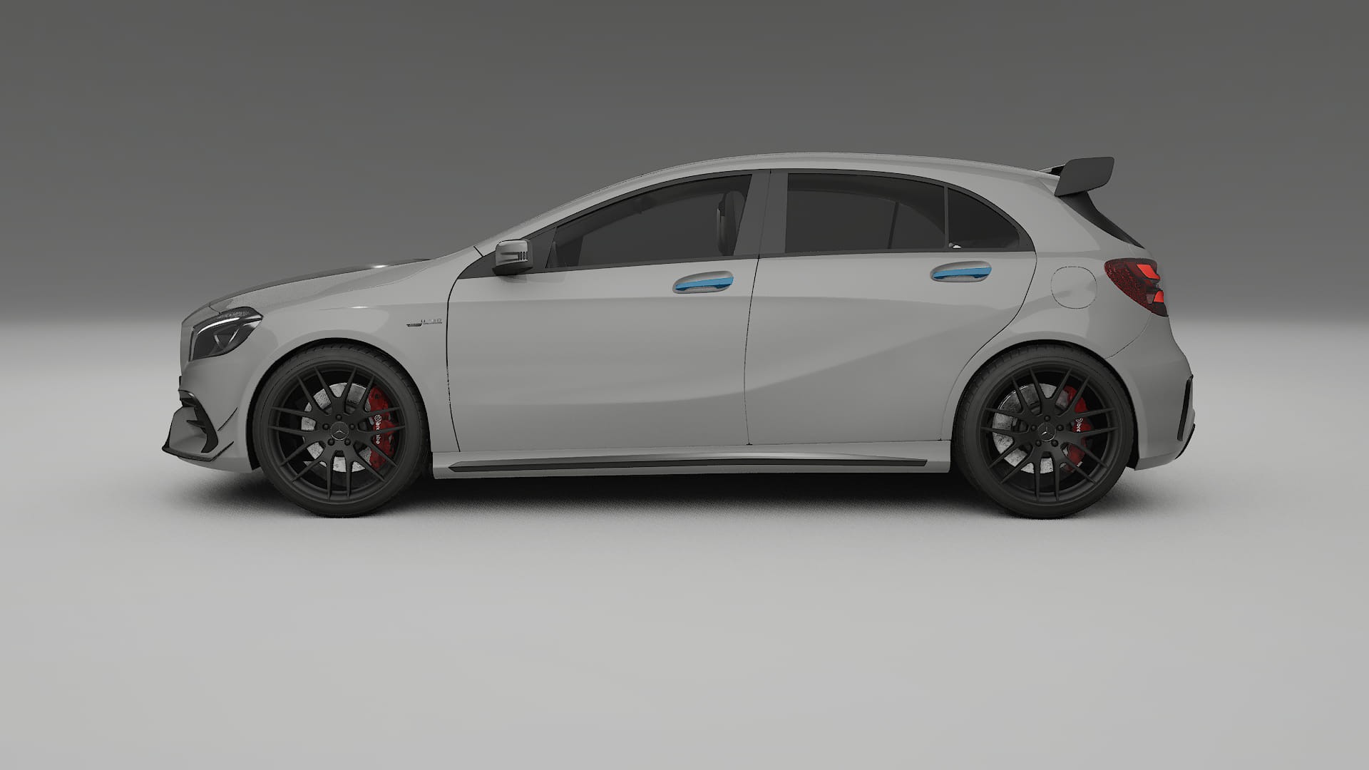 Lakbeschermingsfolie Mercedes A45 AMG W176 | CrystalGuard Transparante Volledige PPF Voorgevormde Set