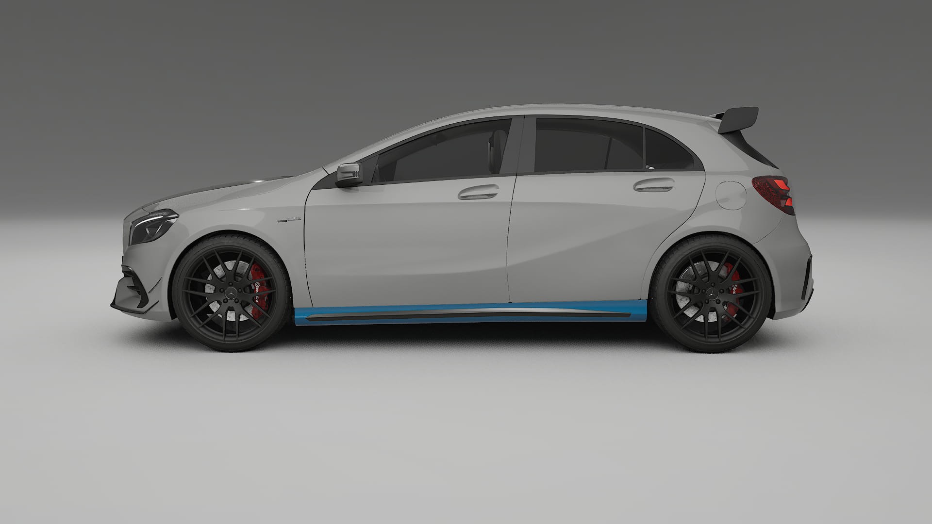 Lakbeschermingsfolie Mercedes A45 AMG W176 | CrystalGuard Transparante Volledige PPF Voorgevormde Set