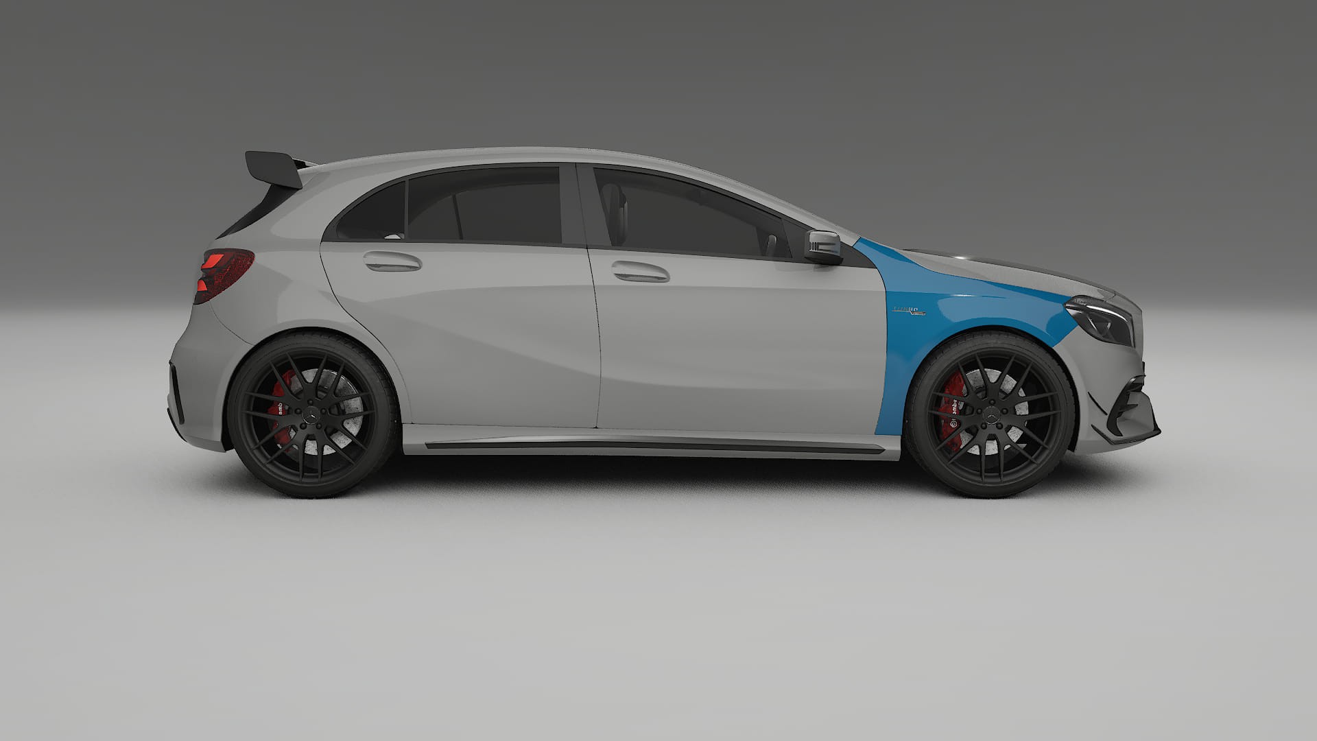 Lakbeschermingsfolie Mercedes A45 AMG W176 | CrystalGuard Transparante Volledige PPF Voorgevormde Set