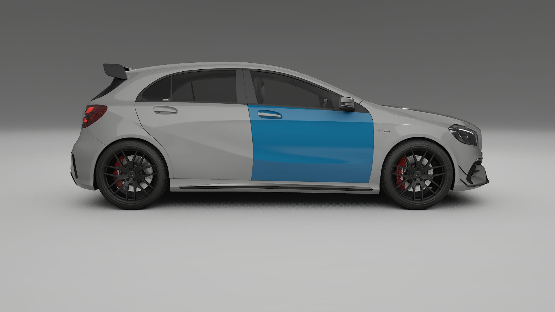 Lakbeschermingsfolie Mercedes A45 AMG W176 | CrystalGuard Transparante Volledige PPF Voorgevormde Set