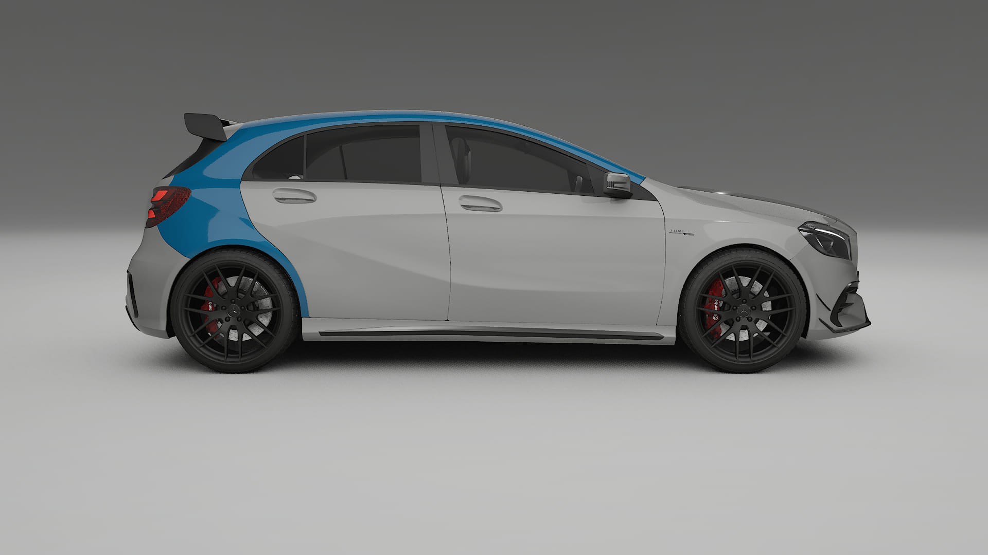 Lakbeschermingsfolie Mercedes A45 AMG W176 | CrystalGuard Transparante Volledige PPF Voorgevormde Set