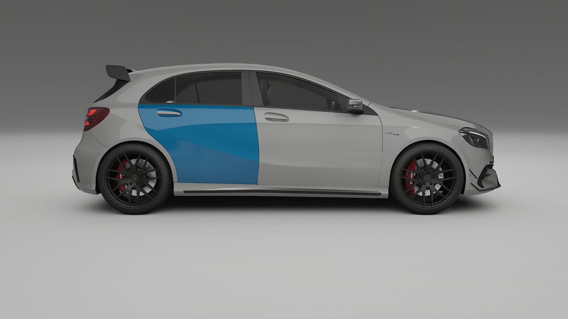 Lakbeschermingsfolie Mercedes A45 AMG W176 | CrystalGuard Transparante Volledige PPF Voorgevormde Set