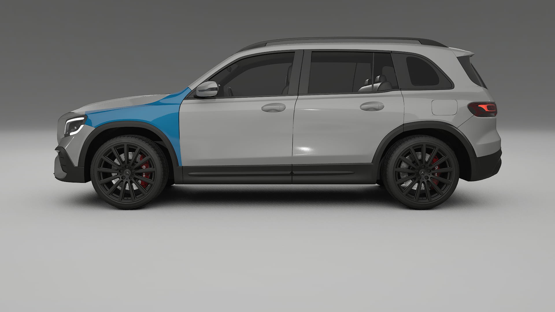 Lakbeschermingsfolie Mercedes AMG GLB | CrystalGuard Transparante Volledige PPF Voorgevormde Set