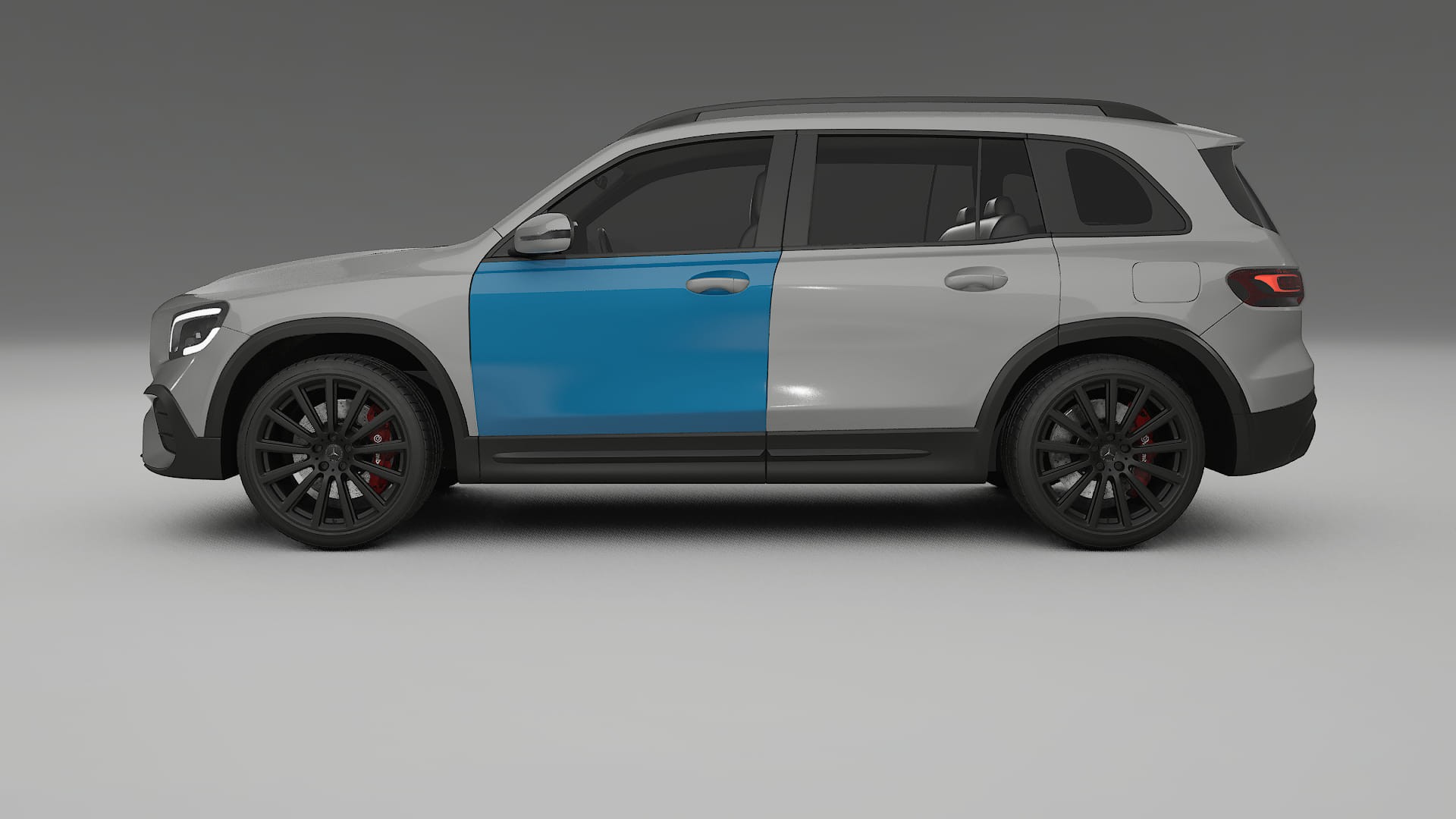 Lakbeschermingsfolie Mercedes AMG GLB | CrystalGuard Transparante Volledige PPF Voorgevormde Set