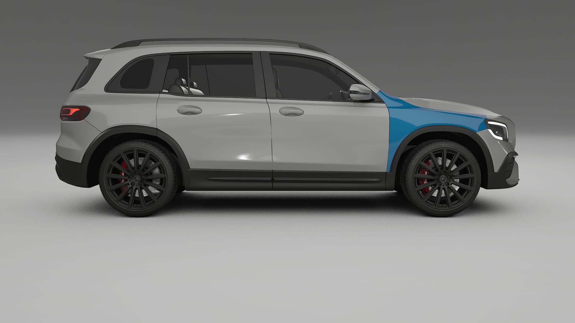 Lakbeschermingsfolie Mercedes AMG GLB | CrystalGuard Transparante Volledige PPF Voorgevormde Set