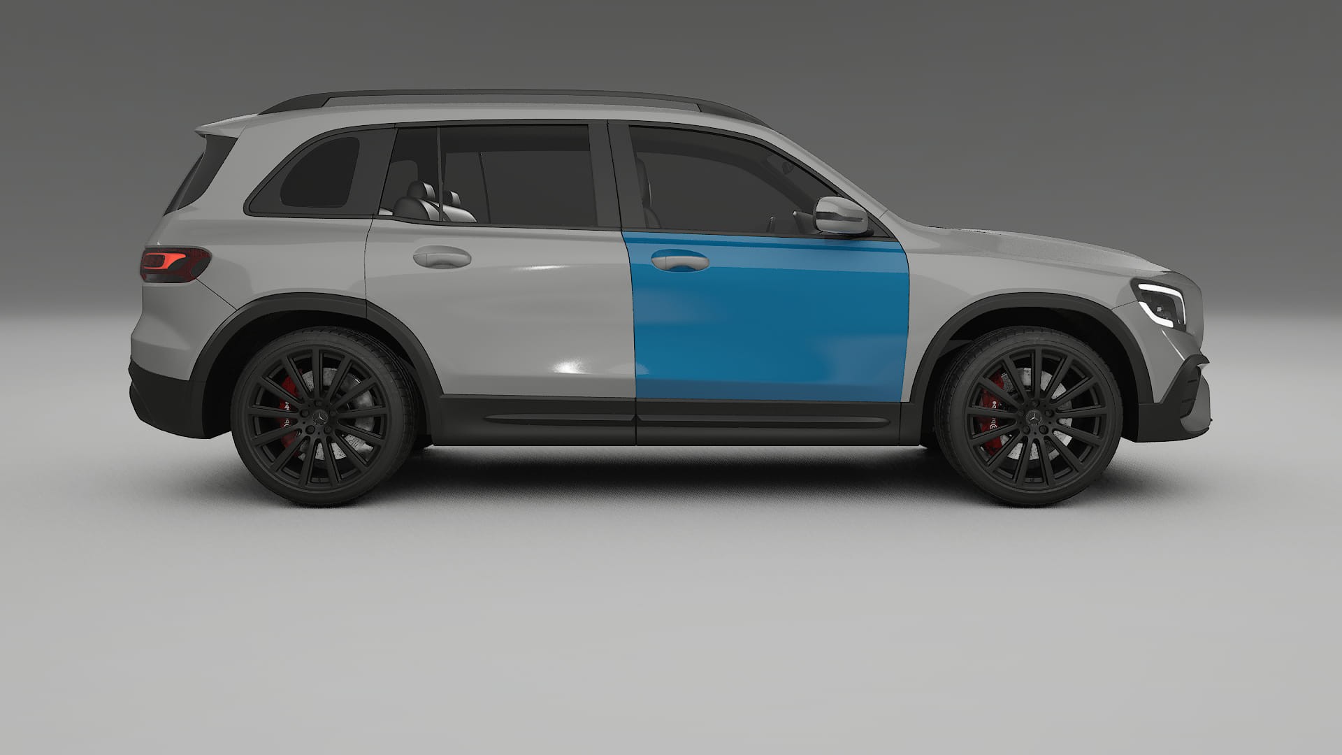 Lakbeschermingsfolie Mercedes AMG GLB | CrystalGuard Transparante Volledige PPF Voorgevormde Set