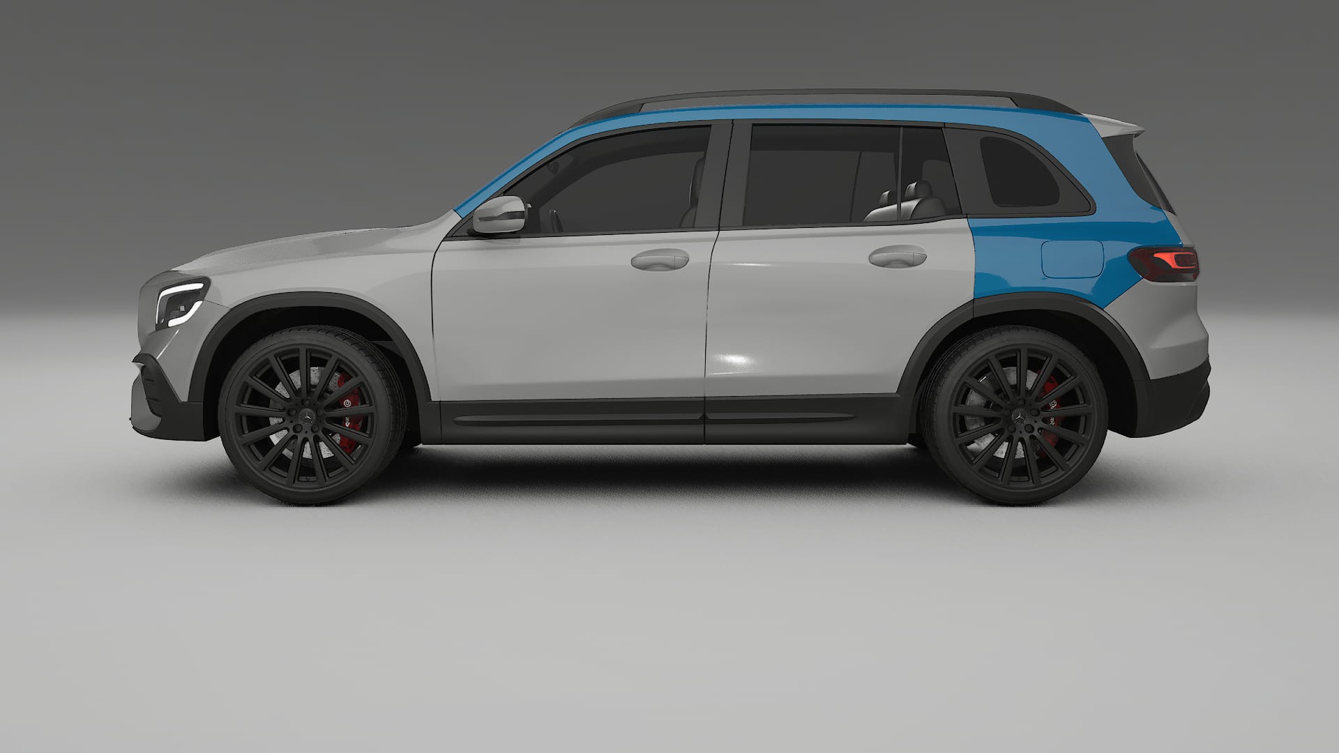 Lakbeschermingsfolie Mercedes AMG GLB | CrystalGuard Transparante Volledige PPF Voorgevormde Set