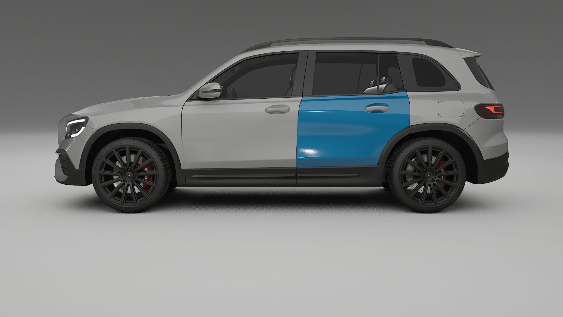 Lakbeschermingsfolie Mercedes AMG GLB | CrystalGuard Transparante Volledige PPF Voorgevormde Set