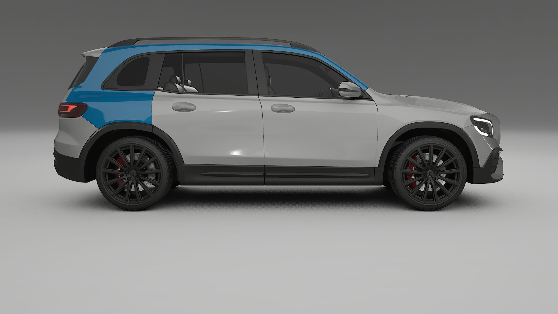 Lakbeschermingsfolie Mercedes AMG GLB | CrystalGuard Transparante Volledige PPF Voorgevormde Set