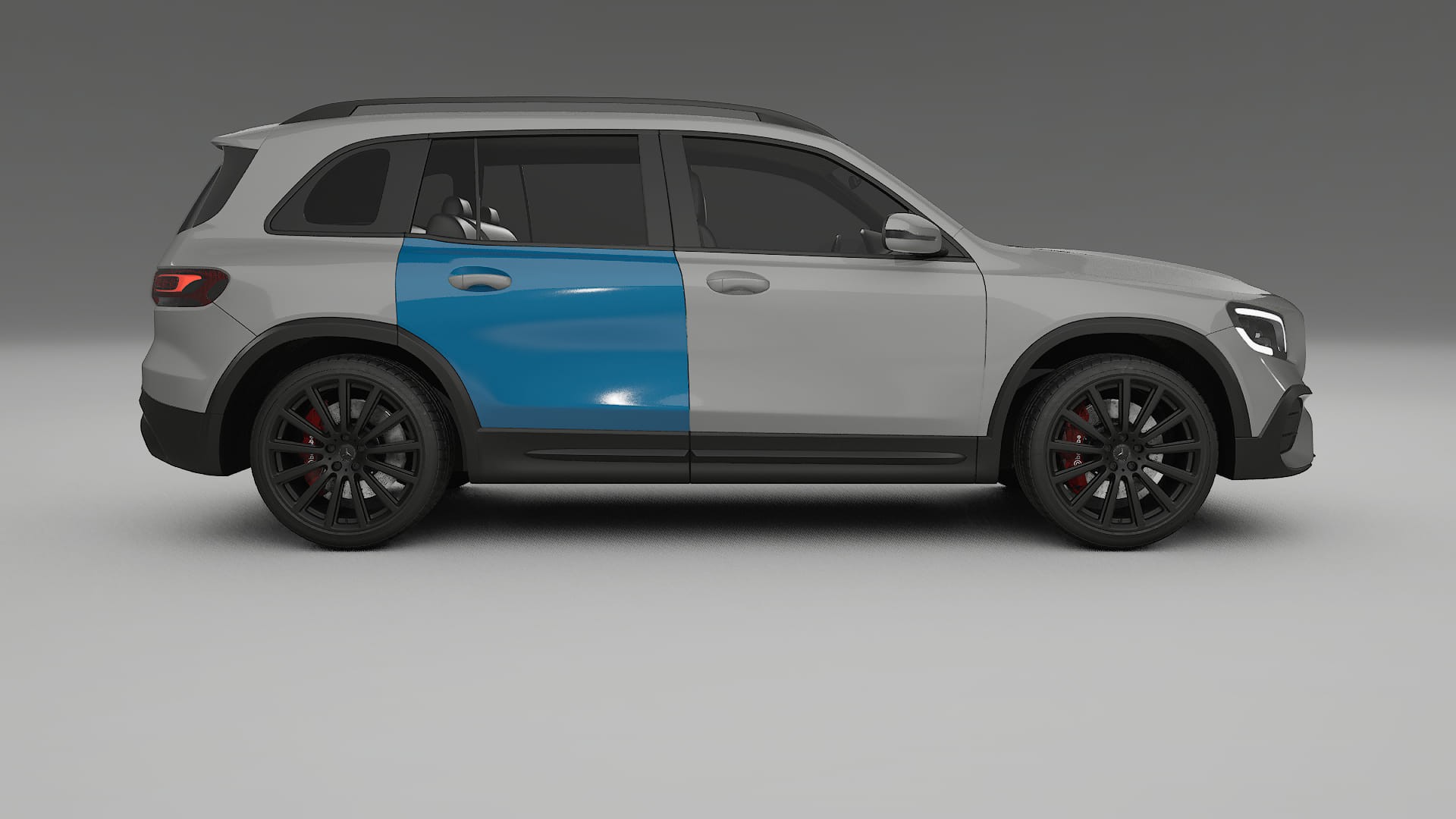 Lakbeschermingsfolie Mercedes AMG GLB | CrystalGuard Transparante Volledige PPF Voorgevormde Set