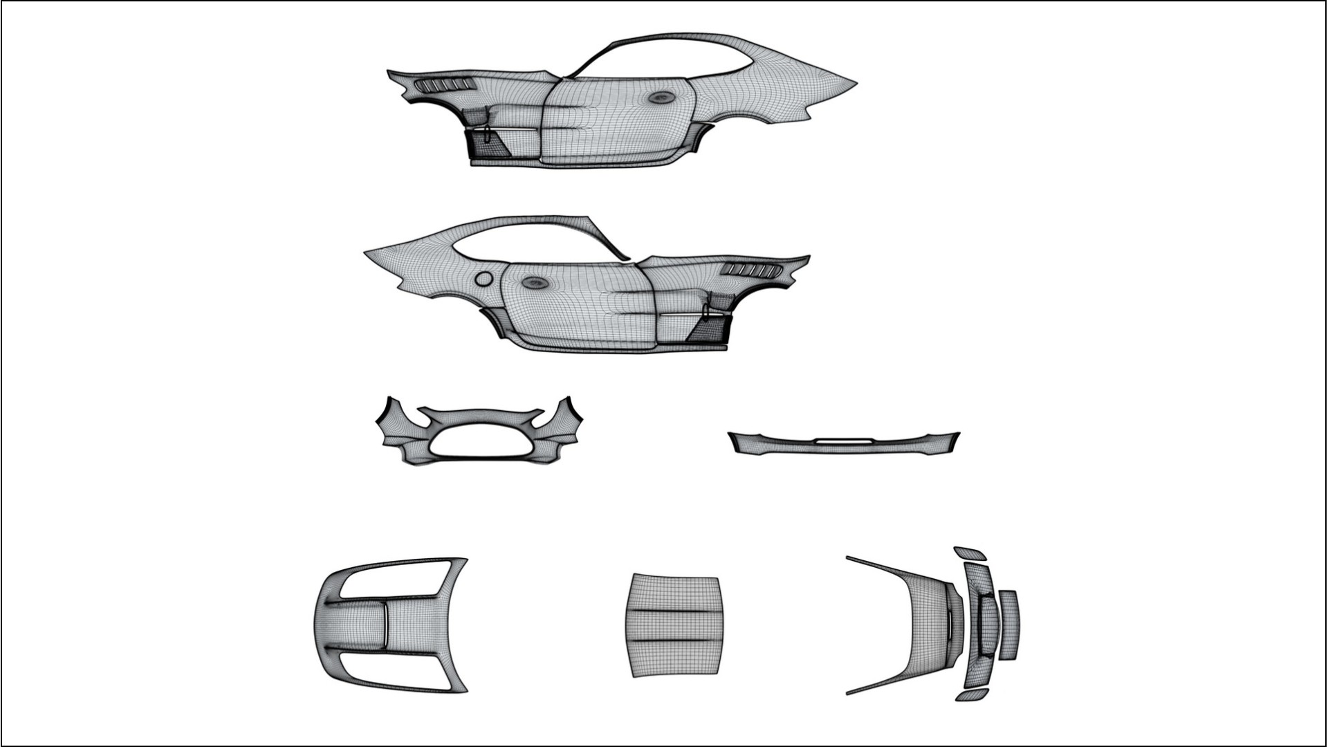 Lakbeschermingsfolie Mercedes AMG GT Black Series C192 coupe | CrystalGuard Transparante Volledige PPF Voorgevormde Set