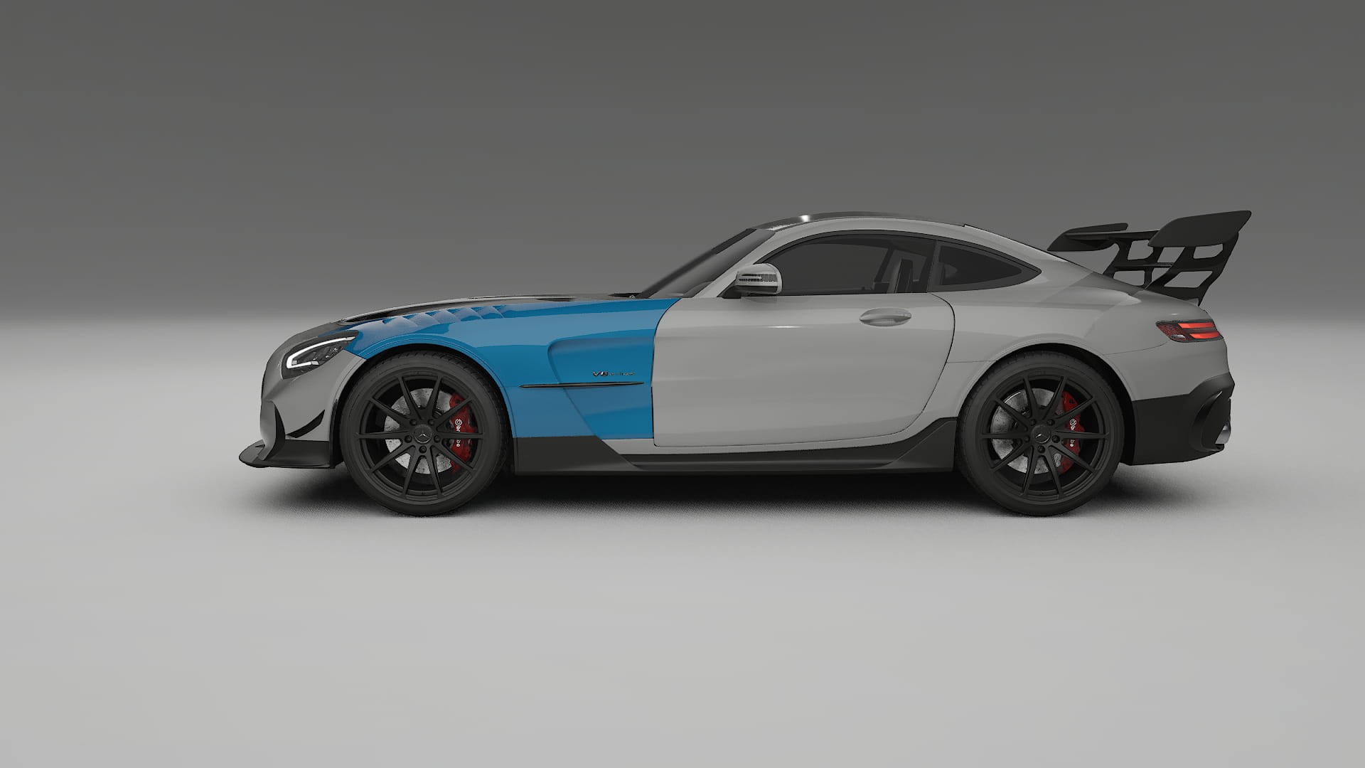 Lakbeschermingsfolie Mercedes AMG GT Black Series C192 coupe | CrystalGuard Transparante Volledige PPF Voorgevormde Set
