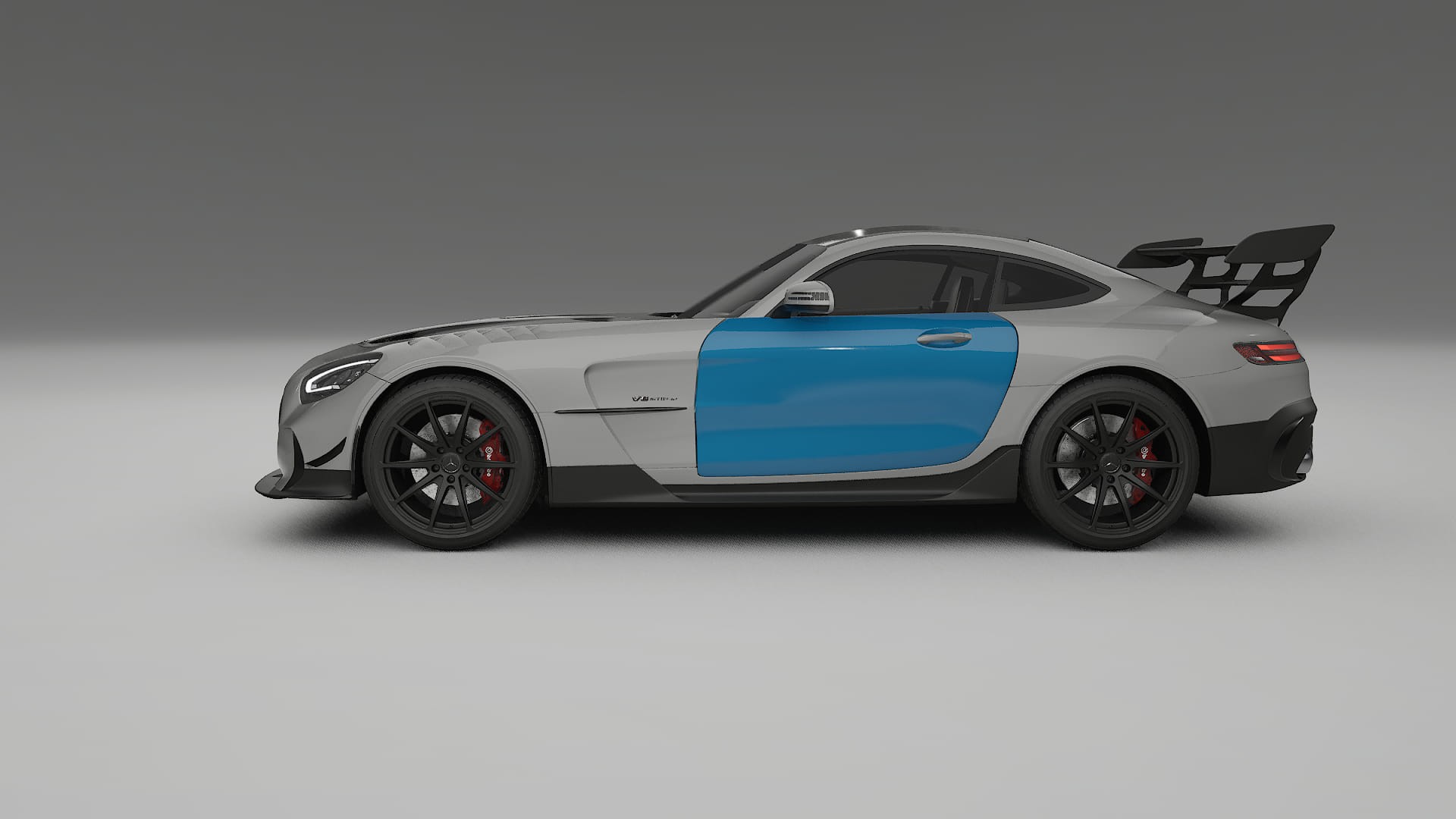 Lakbeschermingsfolie Mercedes AMG GT Black Series C192 coupe | CrystalGuard Transparante Volledige PPF Voorgevormde Set