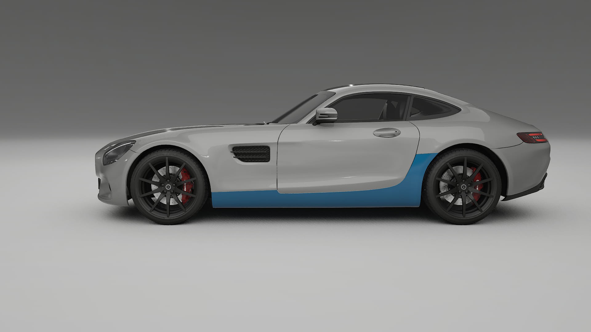 Lakbeschermingsfolie Mercedes AMG GT C190 coupe | CrystalGuard Transparante Volledige PPF Voorgevormde Set