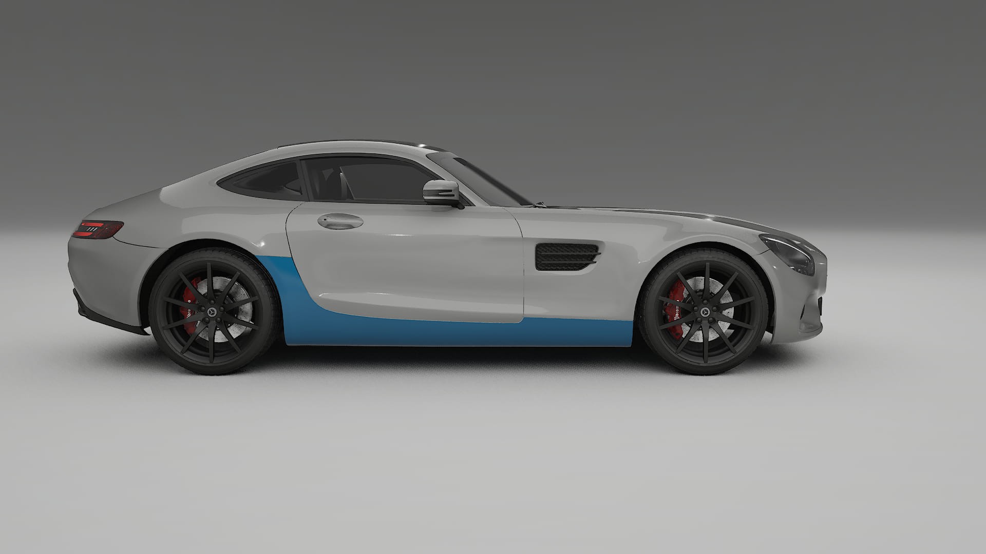 Lakbeschermingsfolie Mercedes AMG GT C190 coupe | CrystalGuard Transparante Volledige PPF Voorgevormde Set