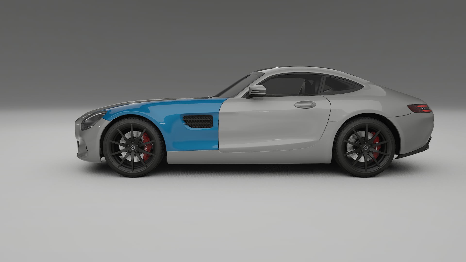 Lakbeschermingsfolie Mercedes AMG GT C190 coupe | CrystalGuard Transparante Volledige PPF Voorgevormde Set