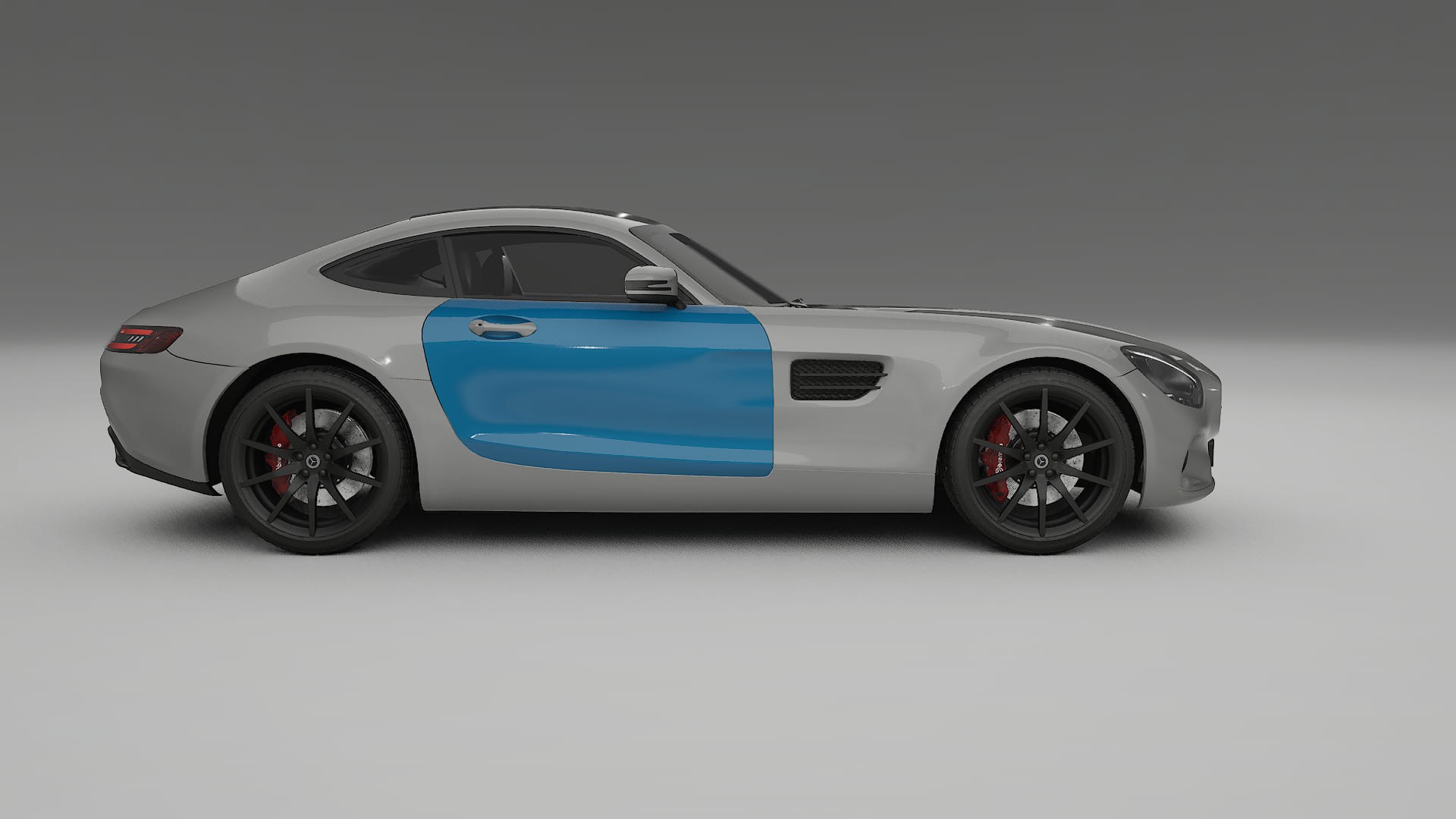 Lakbeschermingsfolie Mercedes AMG GT C190 coupe | CrystalGuard Transparante Volledige PPF Voorgevormde Set