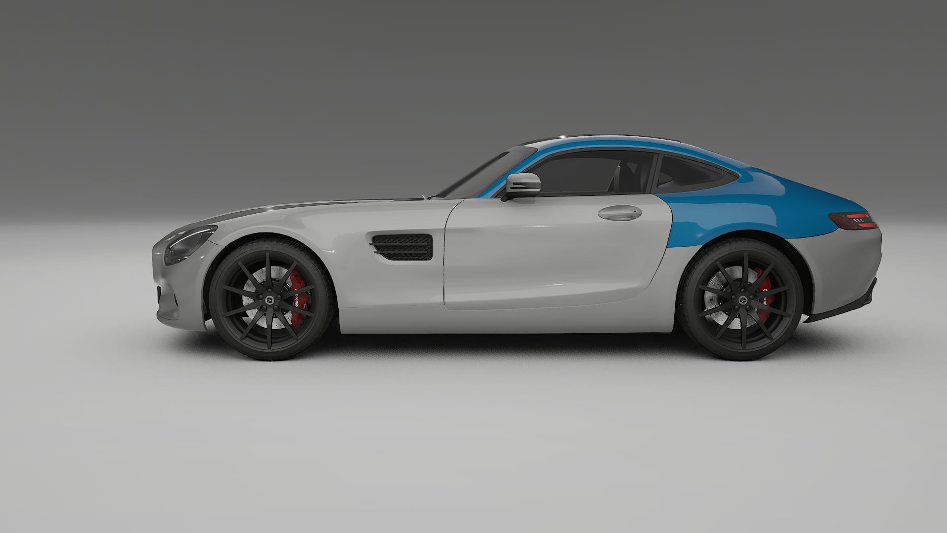 Lakbeschermingsfolie Mercedes AMG GT C190 coupe | CrystalGuard Transparante Volledige PPF Voorgevormde Set