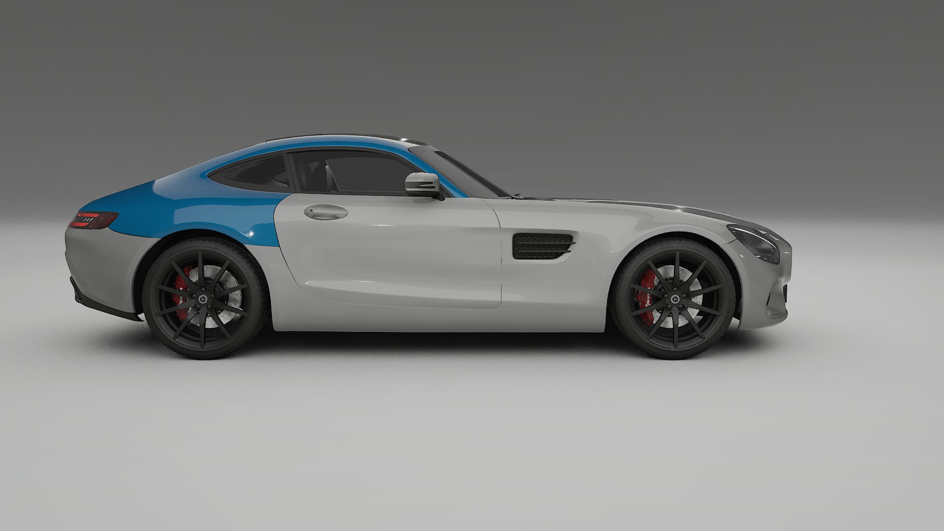Lakbeschermingsfolie Mercedes AMG GT C190 coupe | CrystalGuard Transparante Volledige PPF Voorgevormde Set
