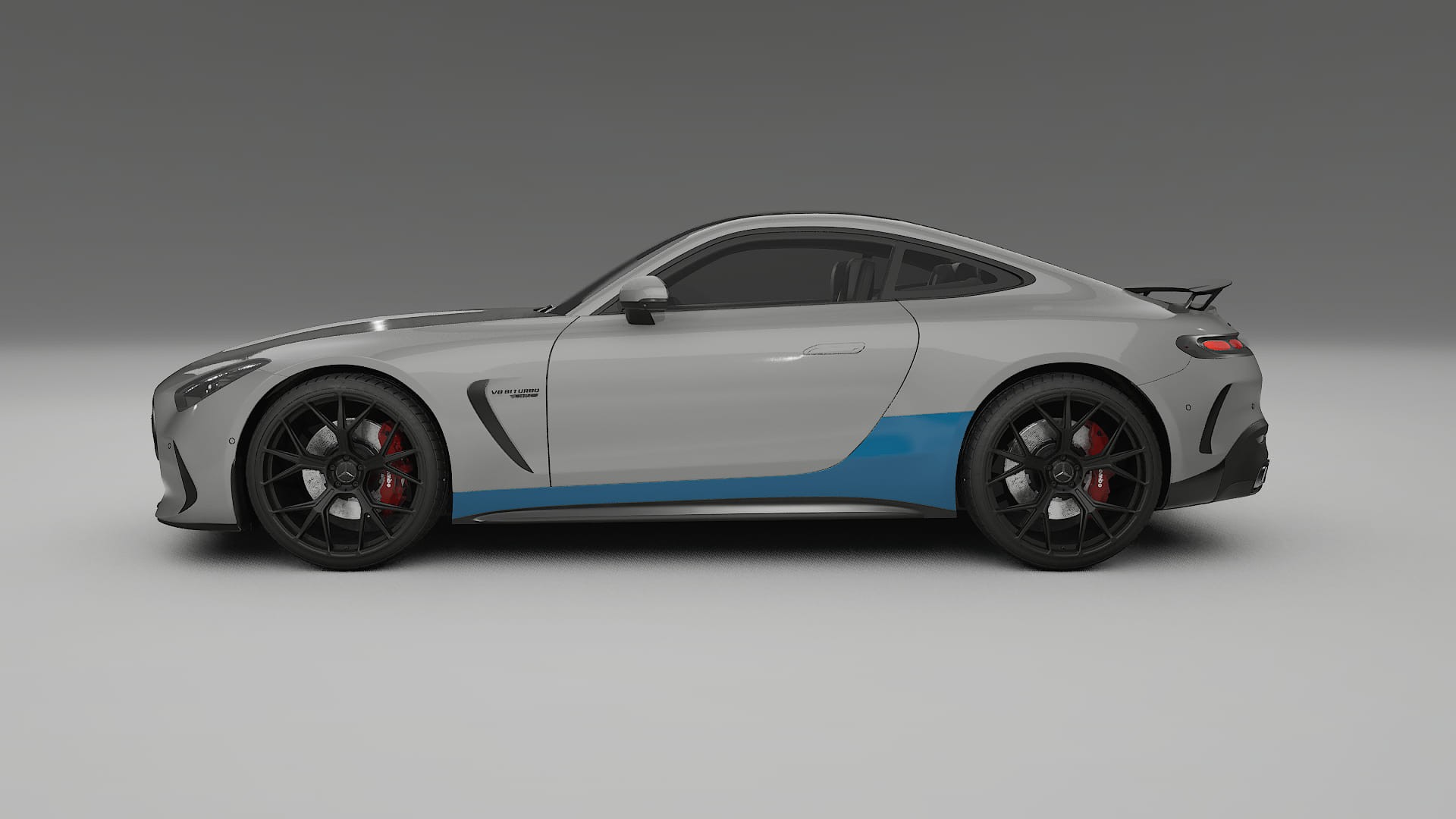 Lakbeschermingsfolie Mercedes AMG GT coupe C192 | CrystalGuard Transparante Volledige PPF Voorgevormde Set