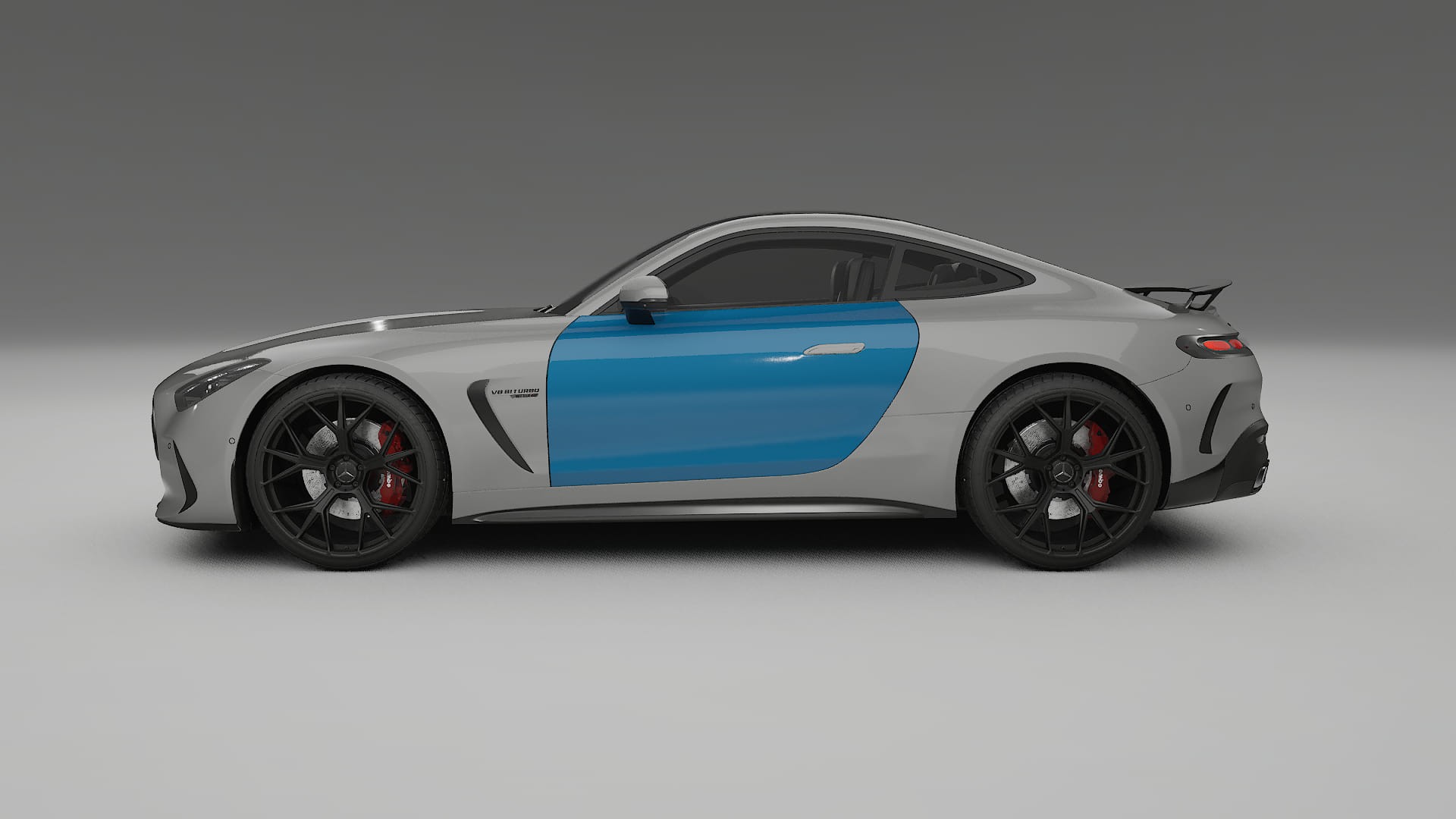 Lakbeschermingsfolie Mercedes AMG GT coupe C192 | CrystalGuard Transparante Volledige PPF Voorgevormde Set