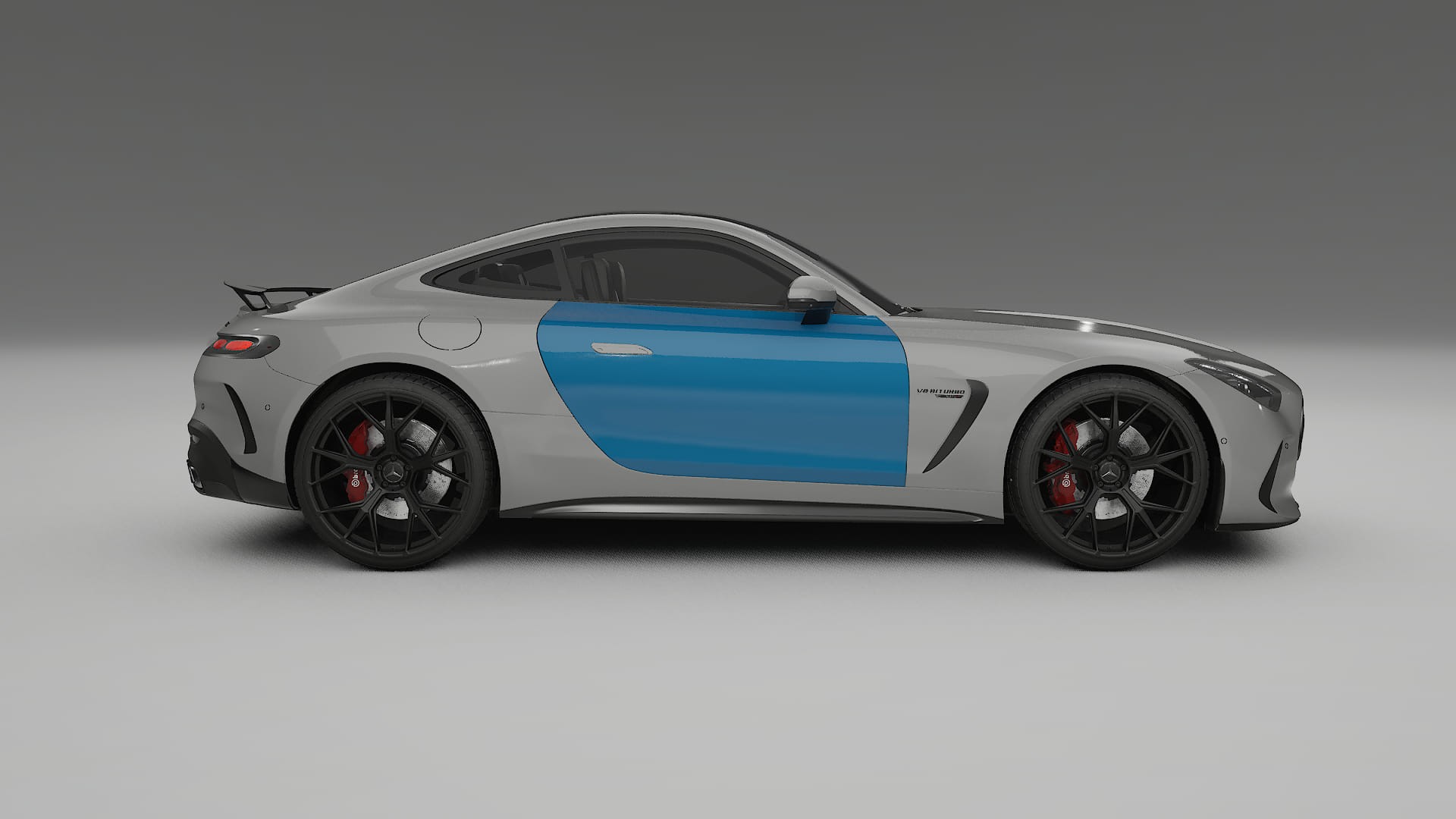 Lakbeschermingsfolie Mercedes AMG GT coupe C192 | CrystalGuard Transparante Volledige PPF Voorgevormde Set