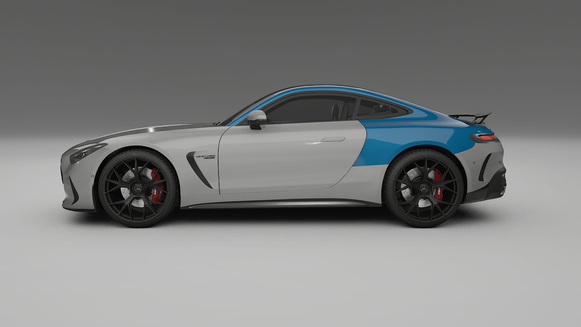 Lakbeschermingsfolie Mercedes AMG GT coupe C192 | CrystalGuard Transparante Volledige PPF Voorgevormde Set