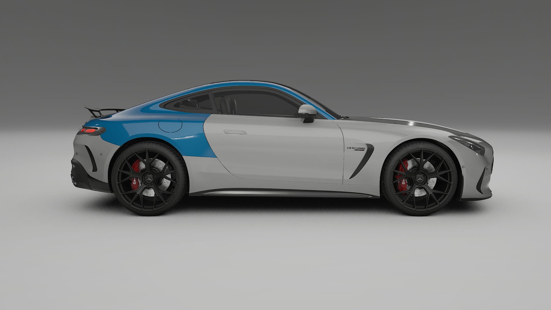 Lakbeschermingsfolie Mercedes AMG GT coupe C192 | CrystalGuard Transparante Volledige PPF Voorgevormde Set