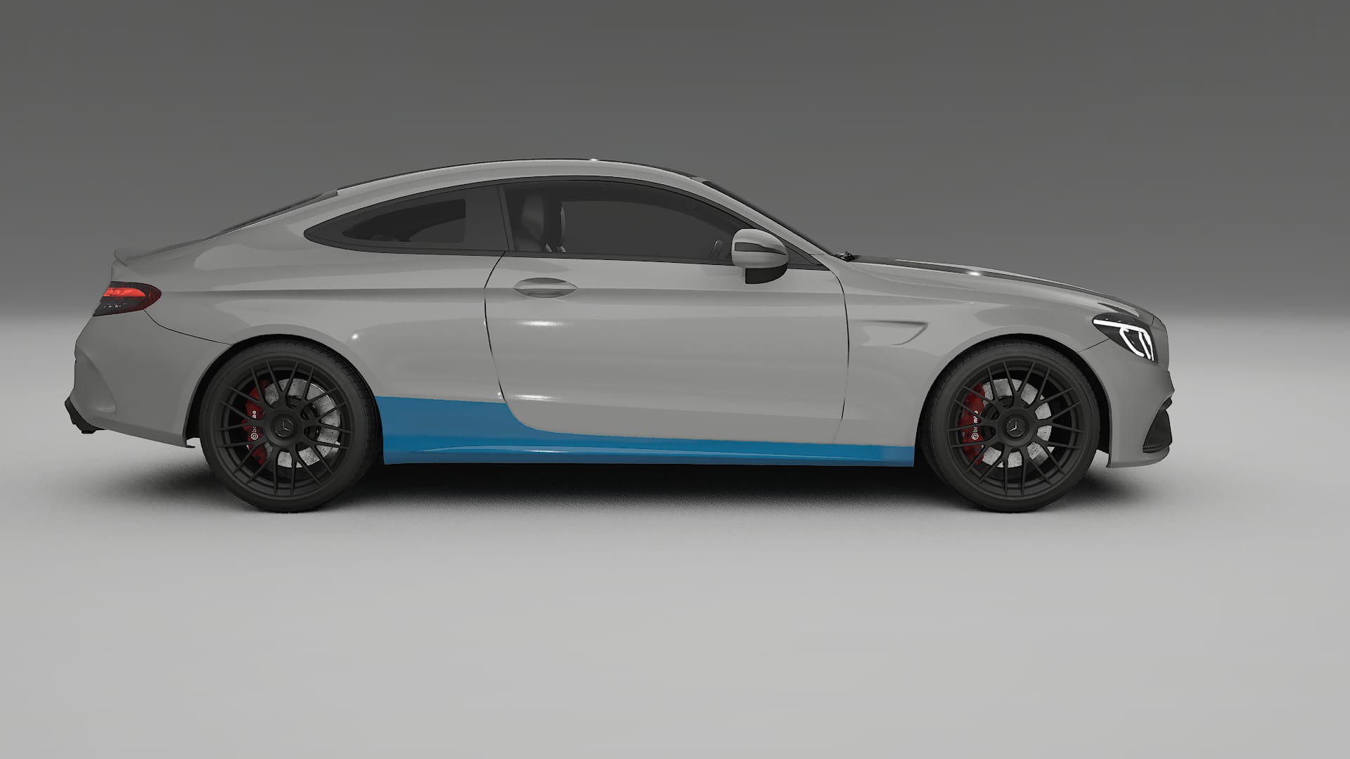 Lakbeschermingsfolie Mercedes C63 AMG W205 coupe | CrystalGuard Transparante Volledige PPF Voorgevormde Set