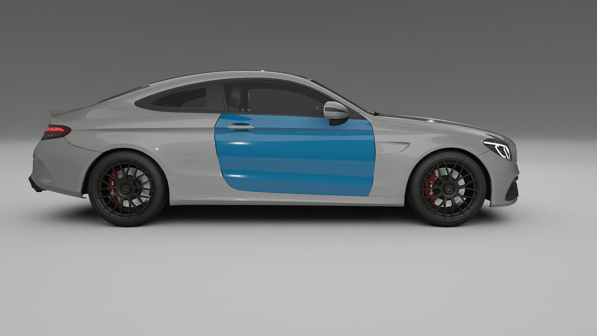 Lakbeschermingsfolie Mercedes C63 AMG W205 coupe | CrystalGuard Transparante Volledige PPF Voorgevormde Set