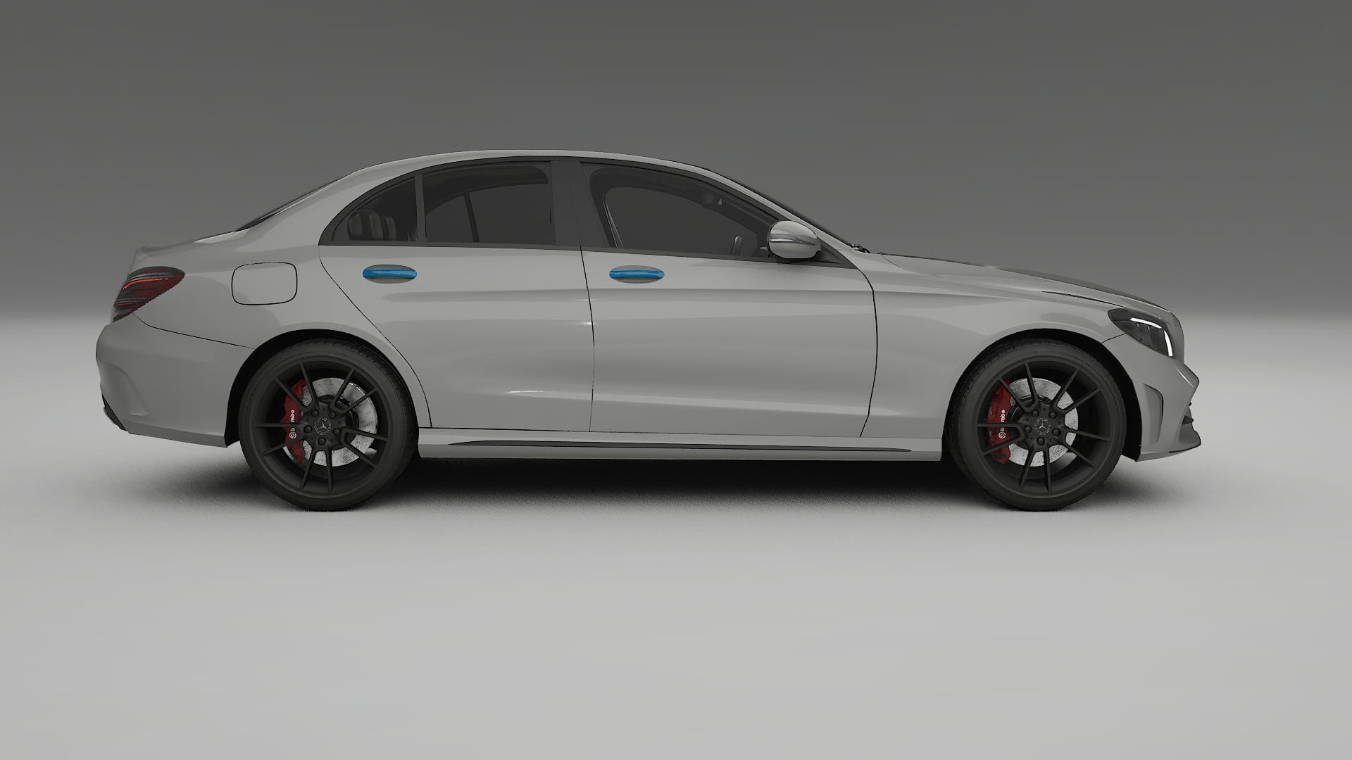 Lakbeschermingsfolie Mercedes C-class W205 AMG sedan | CrystalGuard Transparante Volledige PPF Voorgevormde Set